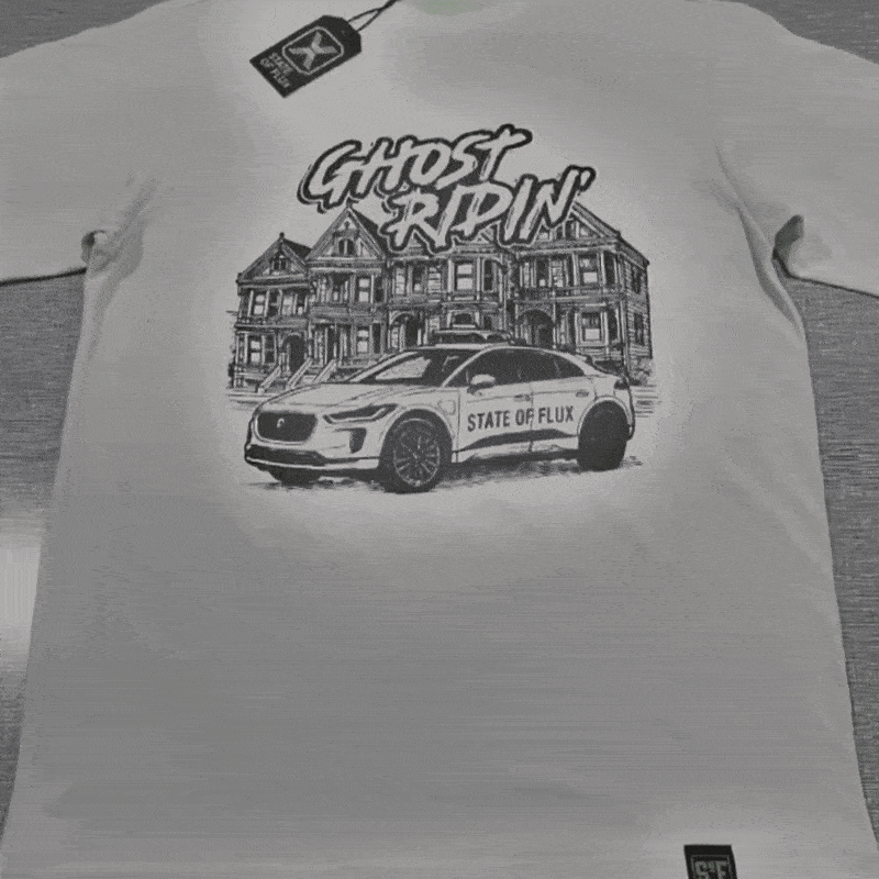Ghost Ridin' Tee in natural