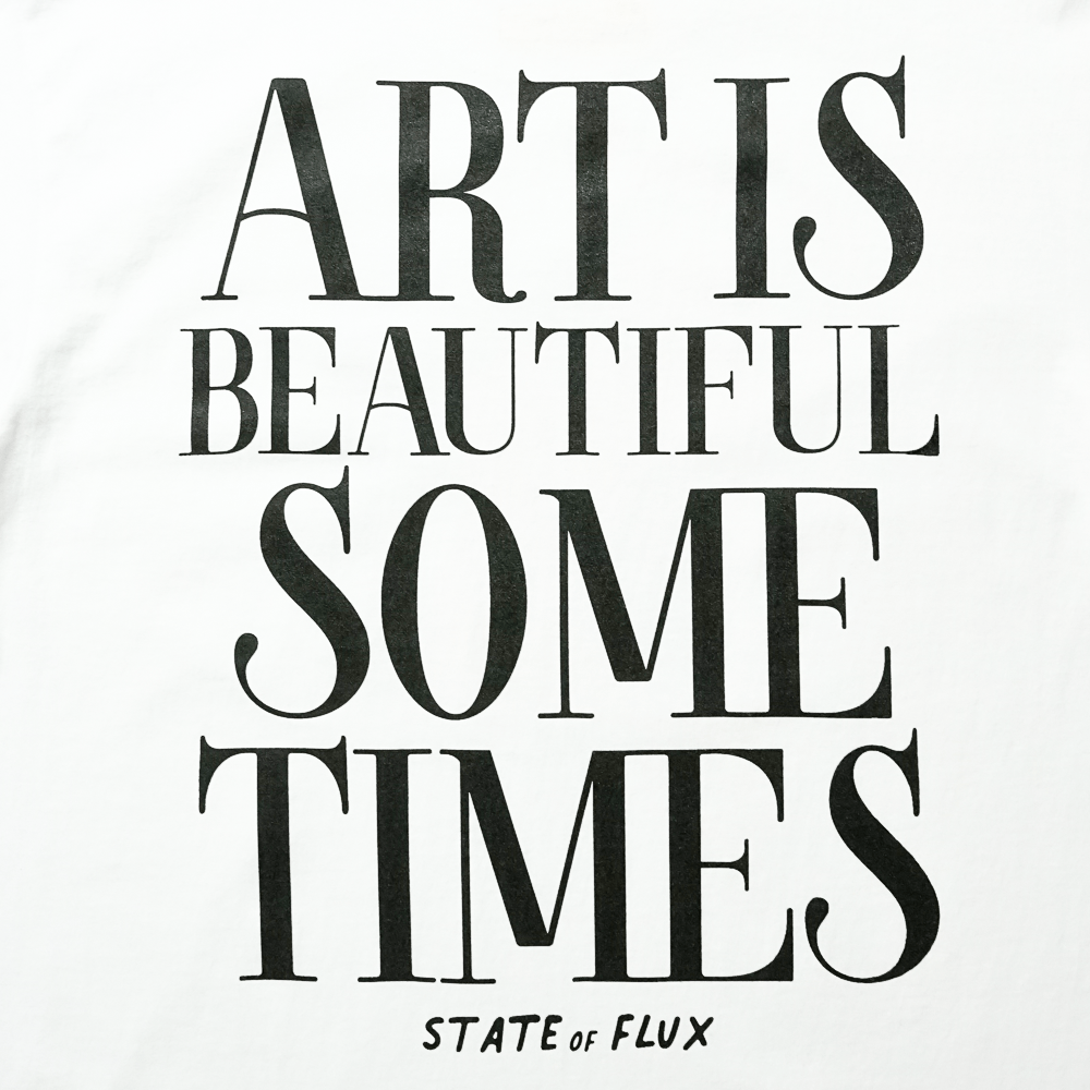 Beautiful Art Tee in white