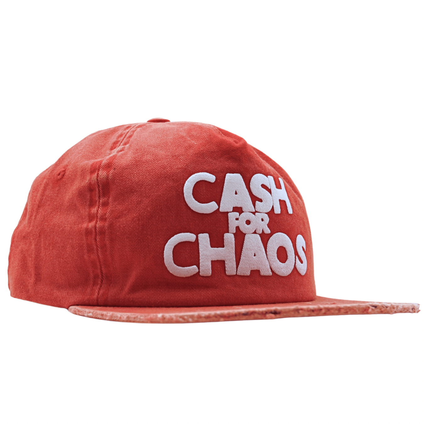 Cash Distressed Cap in washed red - Devá States - State Of Flux