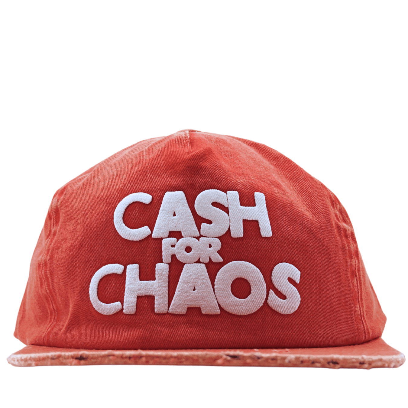 Cash Distressed Cap in washed red - Devá States - State Of Flux