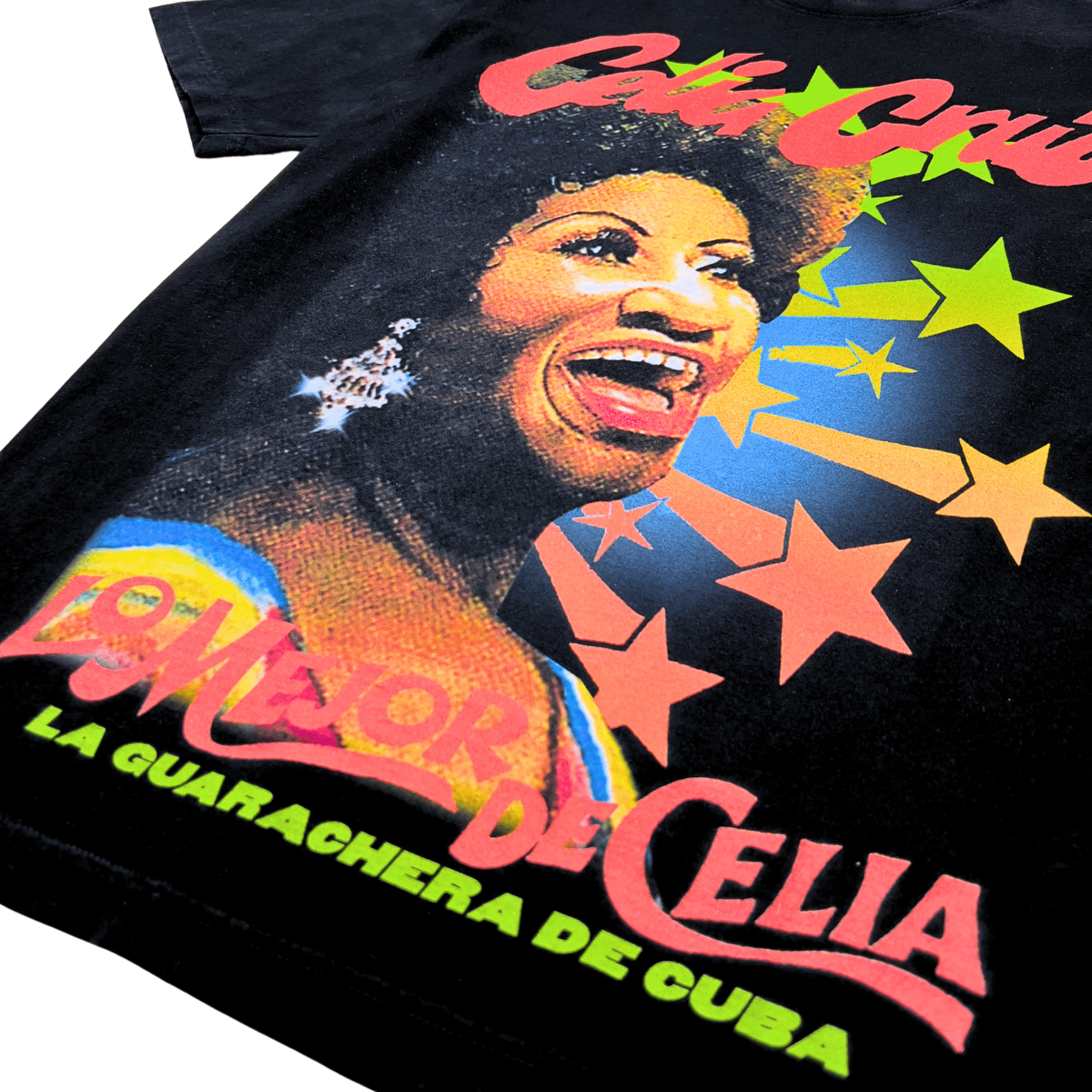 Celia Cruz Tee in black