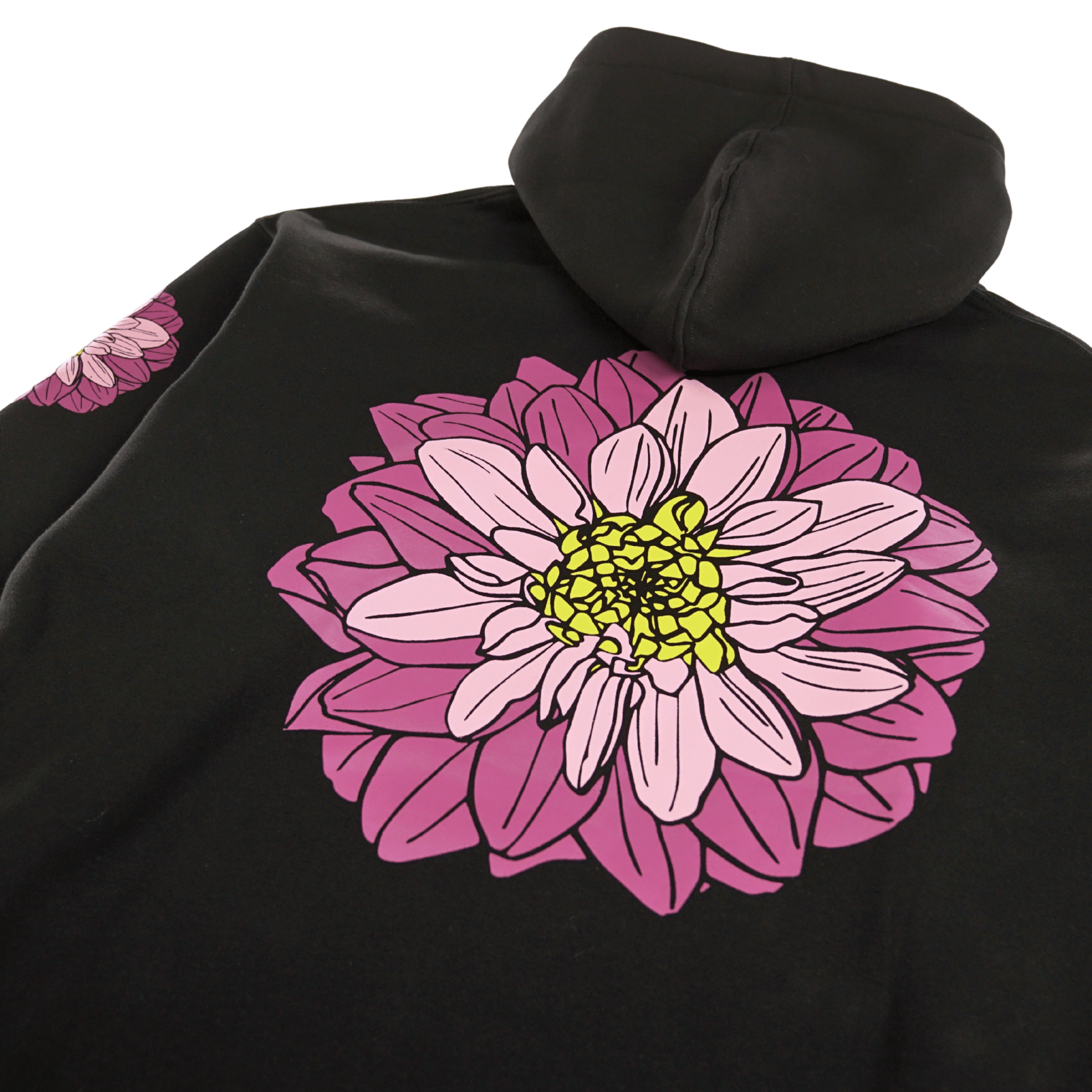 Dahlia Hoodie 2.0 in black and purple - State Of Flux - State Of Flux