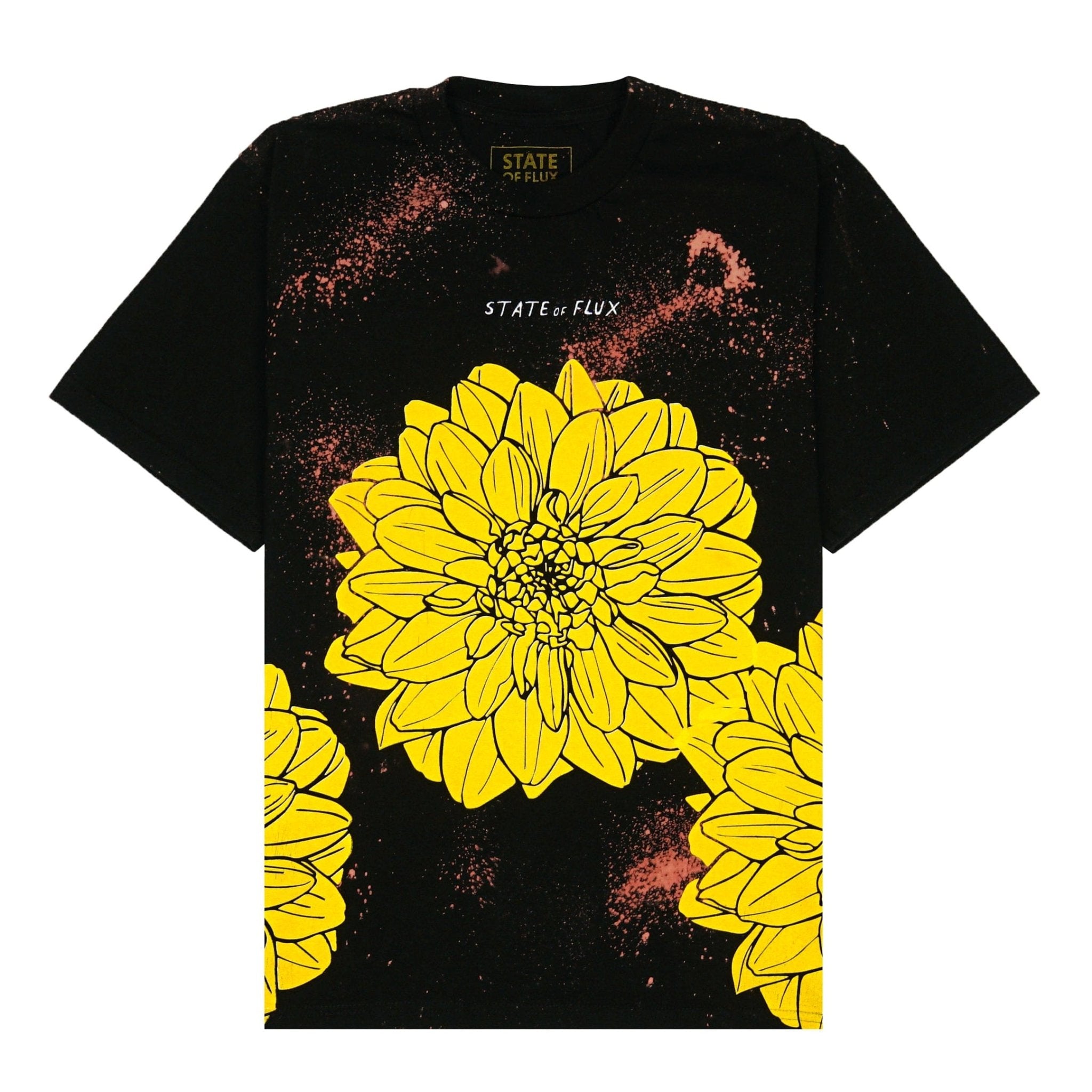 Dahlia Tee in distressed black