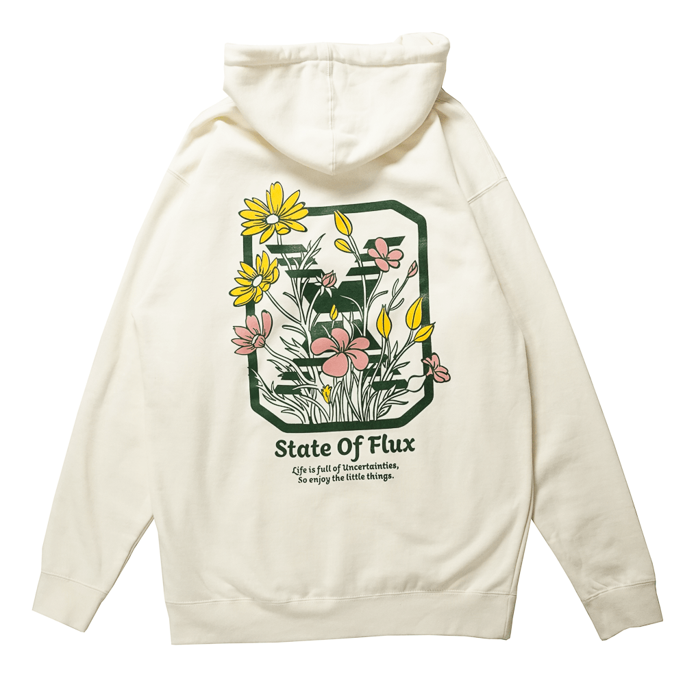 Daisies Logo Hoodie in bone