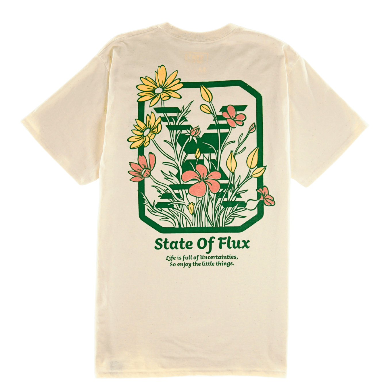 Daisies Logo Tee in natural