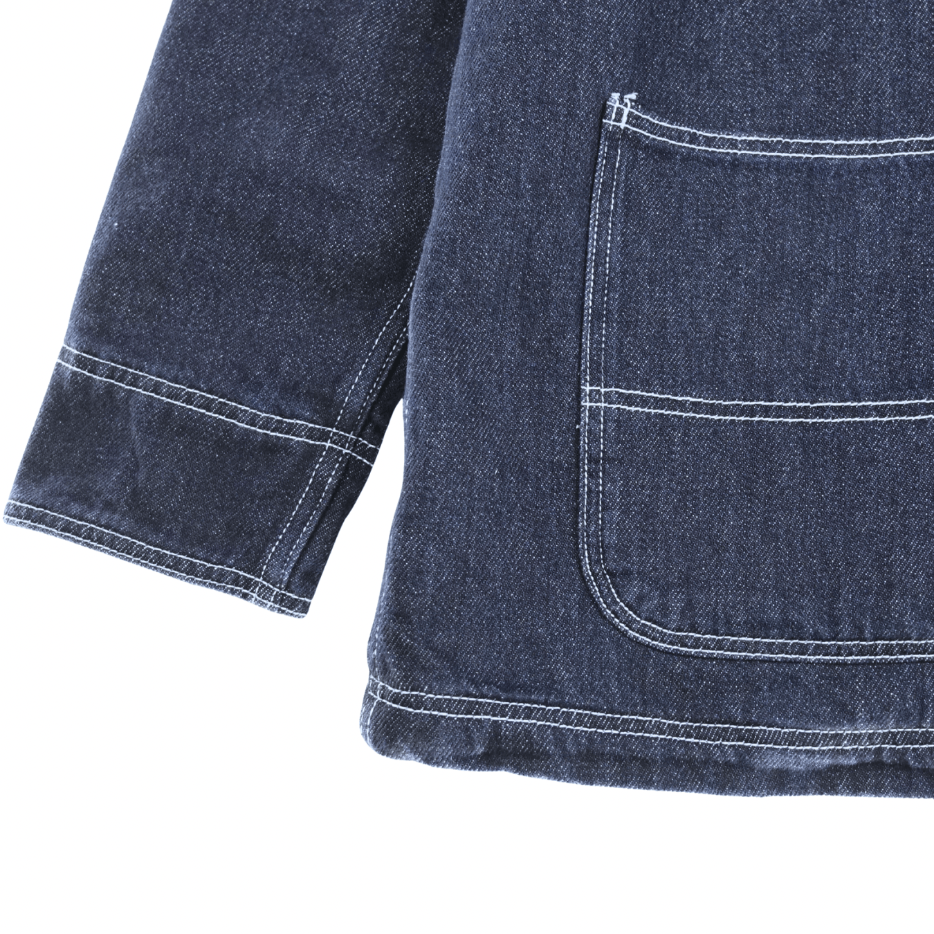 Denim Blanket Lined Chore Coat in rinsed indigo blue - Dickies - State Of Flux