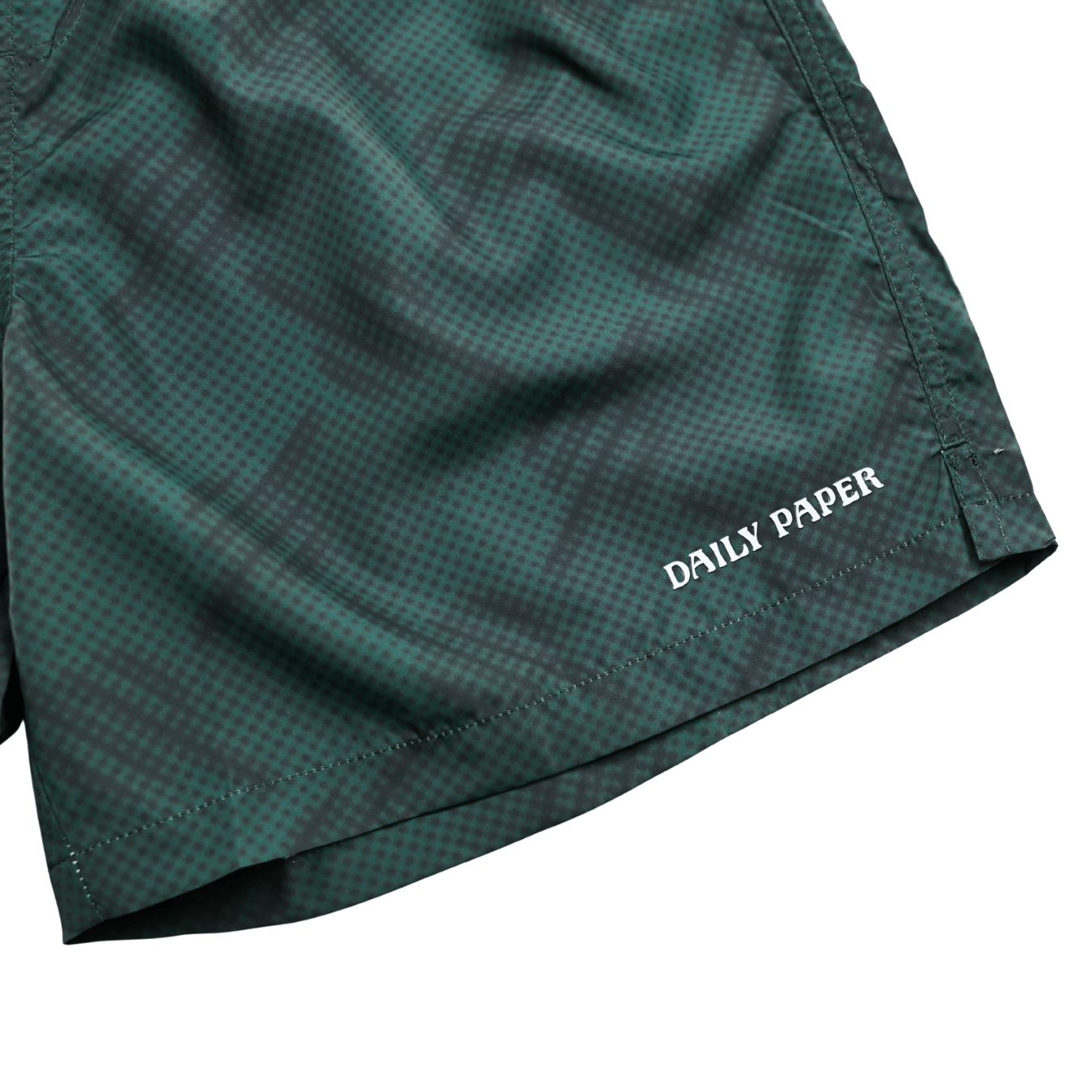 Dotted Monogram Swim Shorts in bistro green - Daily Paper - State Of Flux