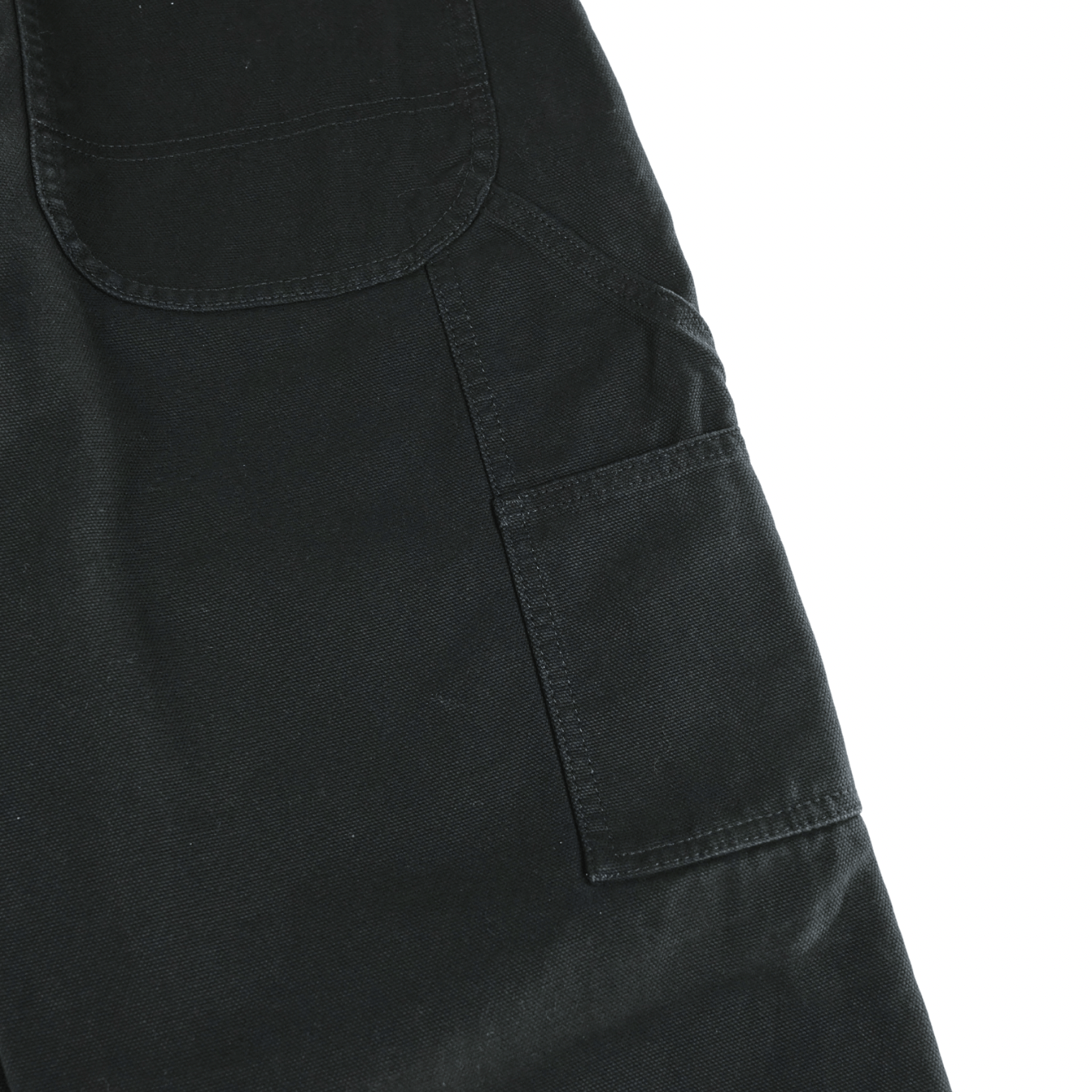 Double Knee Canvas Carpenter Pants in black - Dickies - State Of Flux