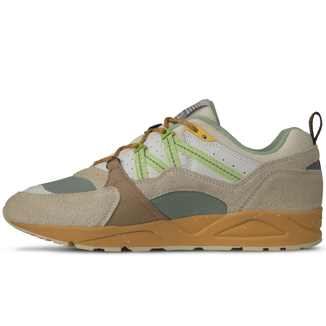 Fusion 2.0 in turtledove and shadow lime - Karhu - State Of Flux