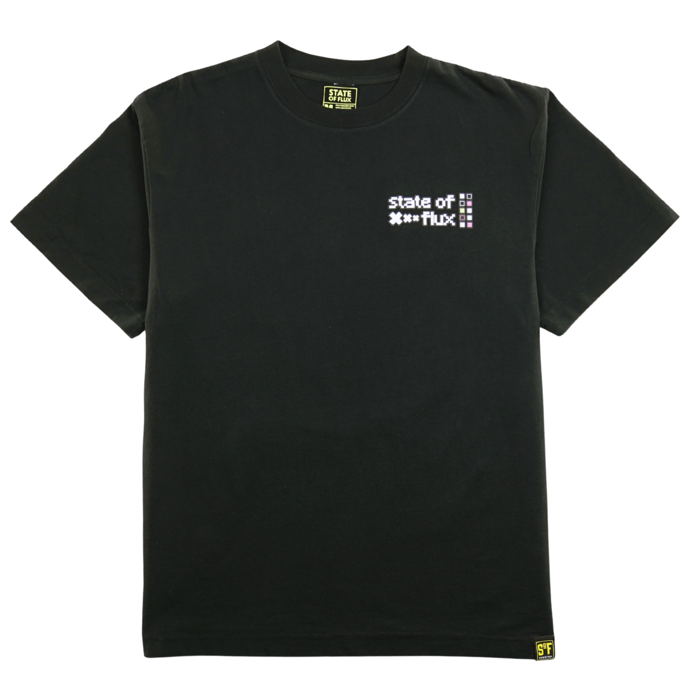 Get With The Program Tee in black - State Of Flux - State Of Flux