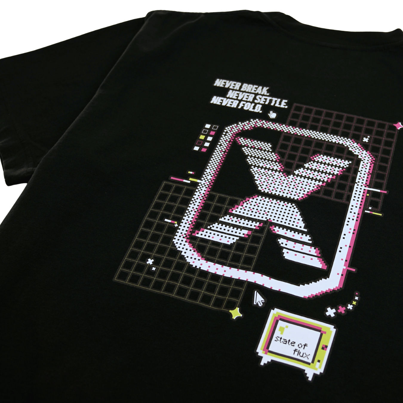 Get With The Program Tee in black - State Of Flux - State Of Flux