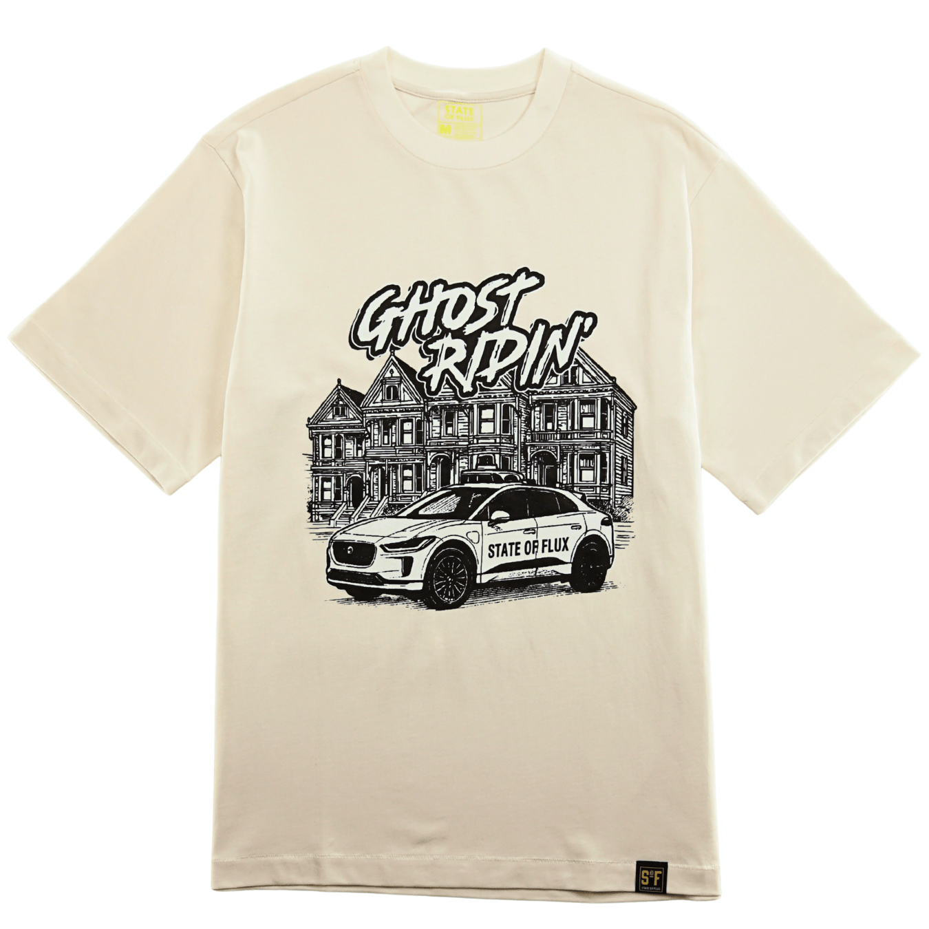 Ghost Ridin' Tee in natural - State Of Flux - State Of Flux