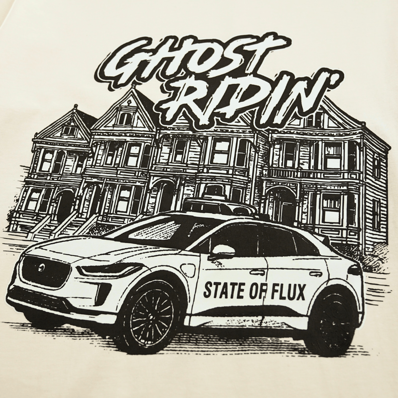 Ghost Ridin' Tee in natural - State Of Flux - State Of Flux