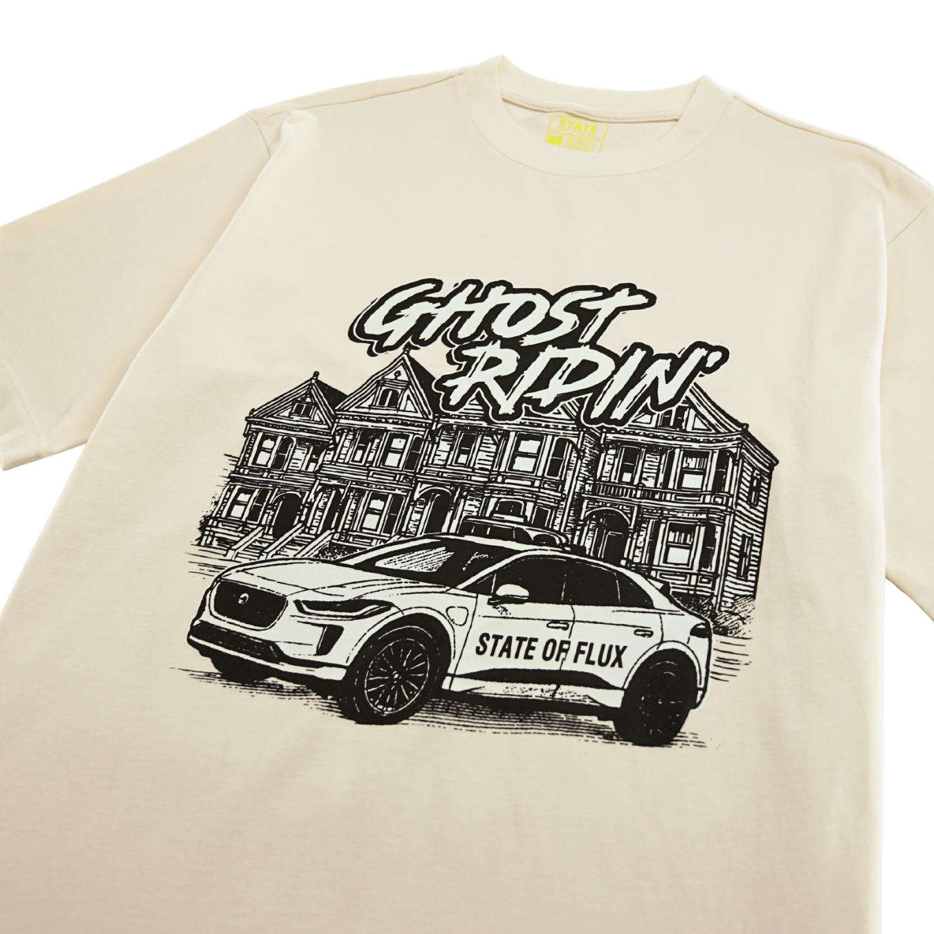 Ghost Ridin' Tee in natural - State Of Flux - State Of Flux