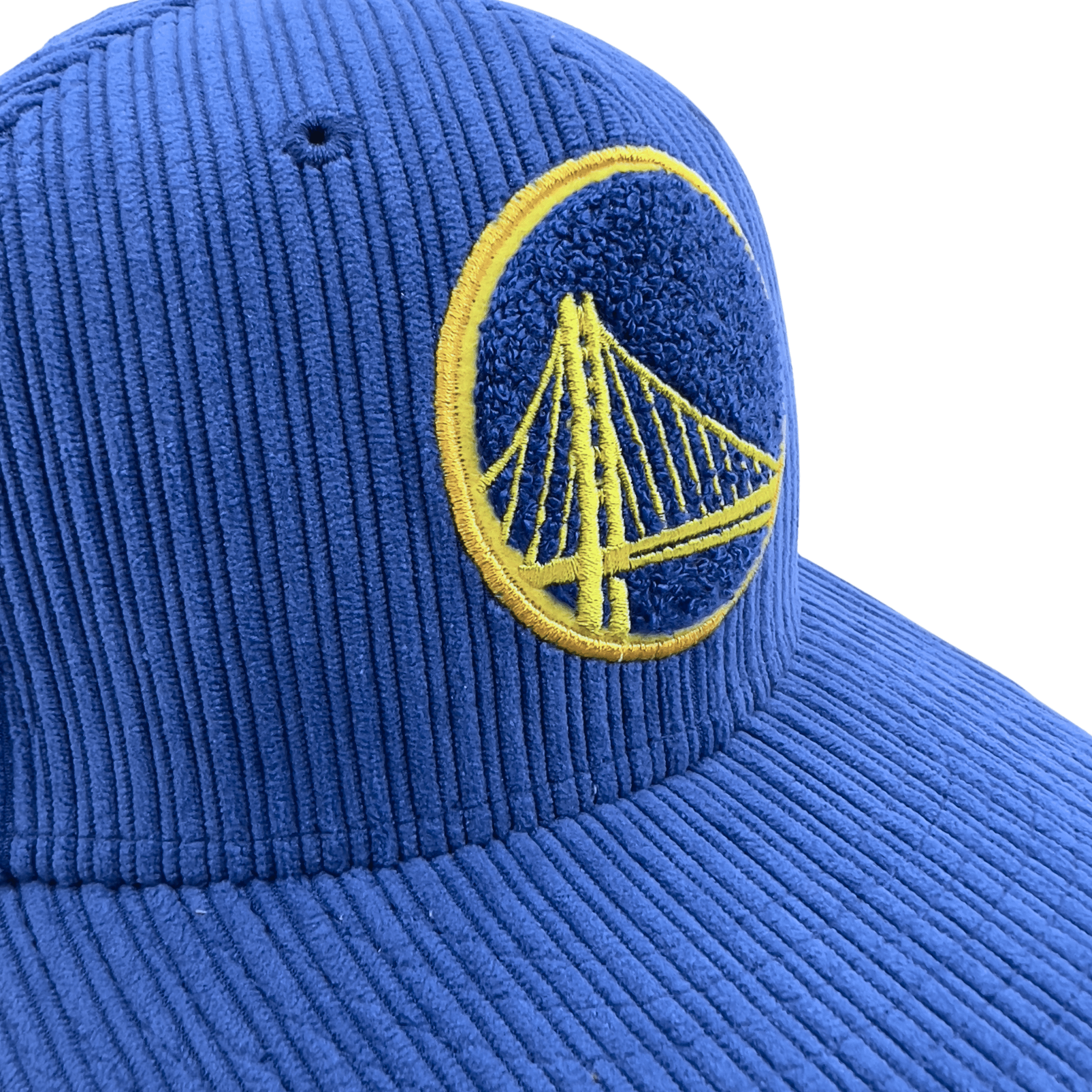 Golden State Warriors Chenille Pop 59Fifty Fitted Hat in royal blue - New Era - State Of Flux