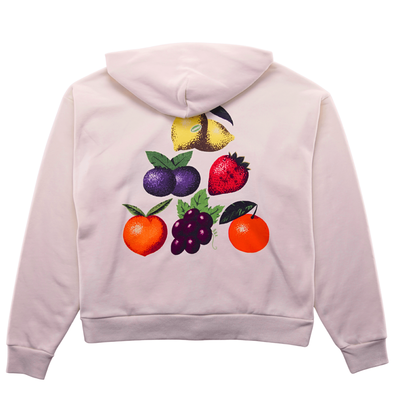 Good Produce Zip - up Hoodie in butter cream - MARKET - State Of Flux