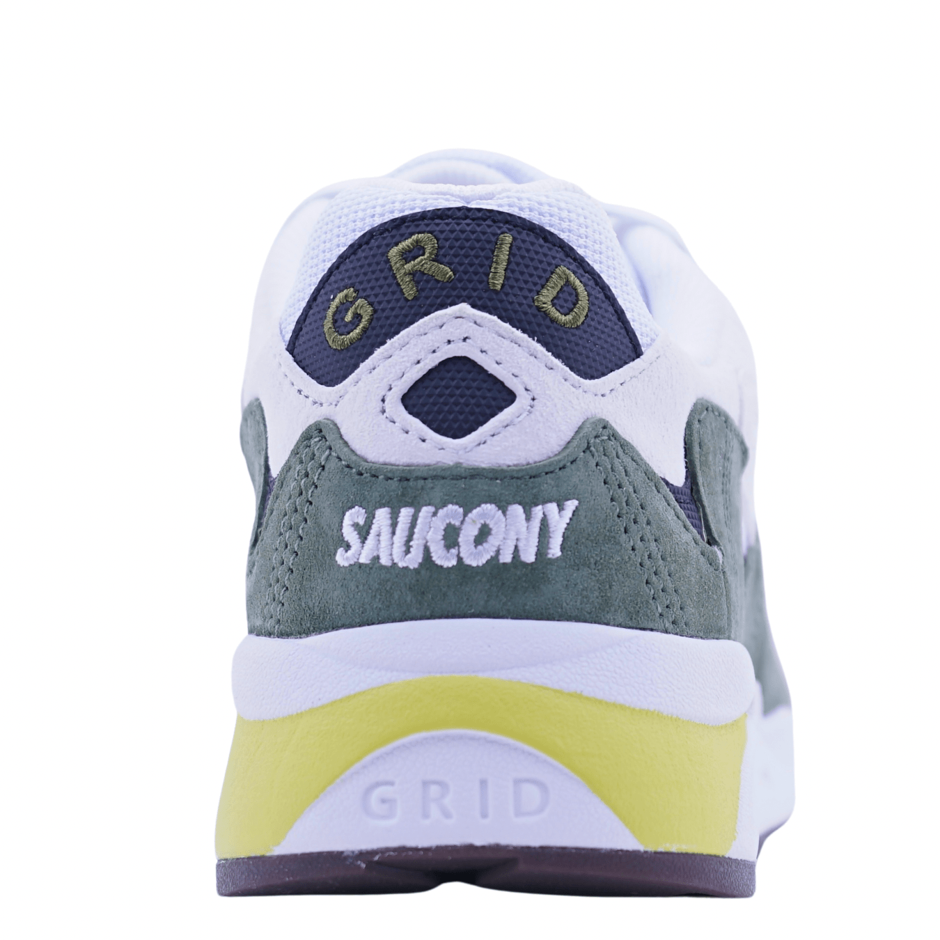 Grid Shadow 2 in white and green - Saucony - State Of Flux