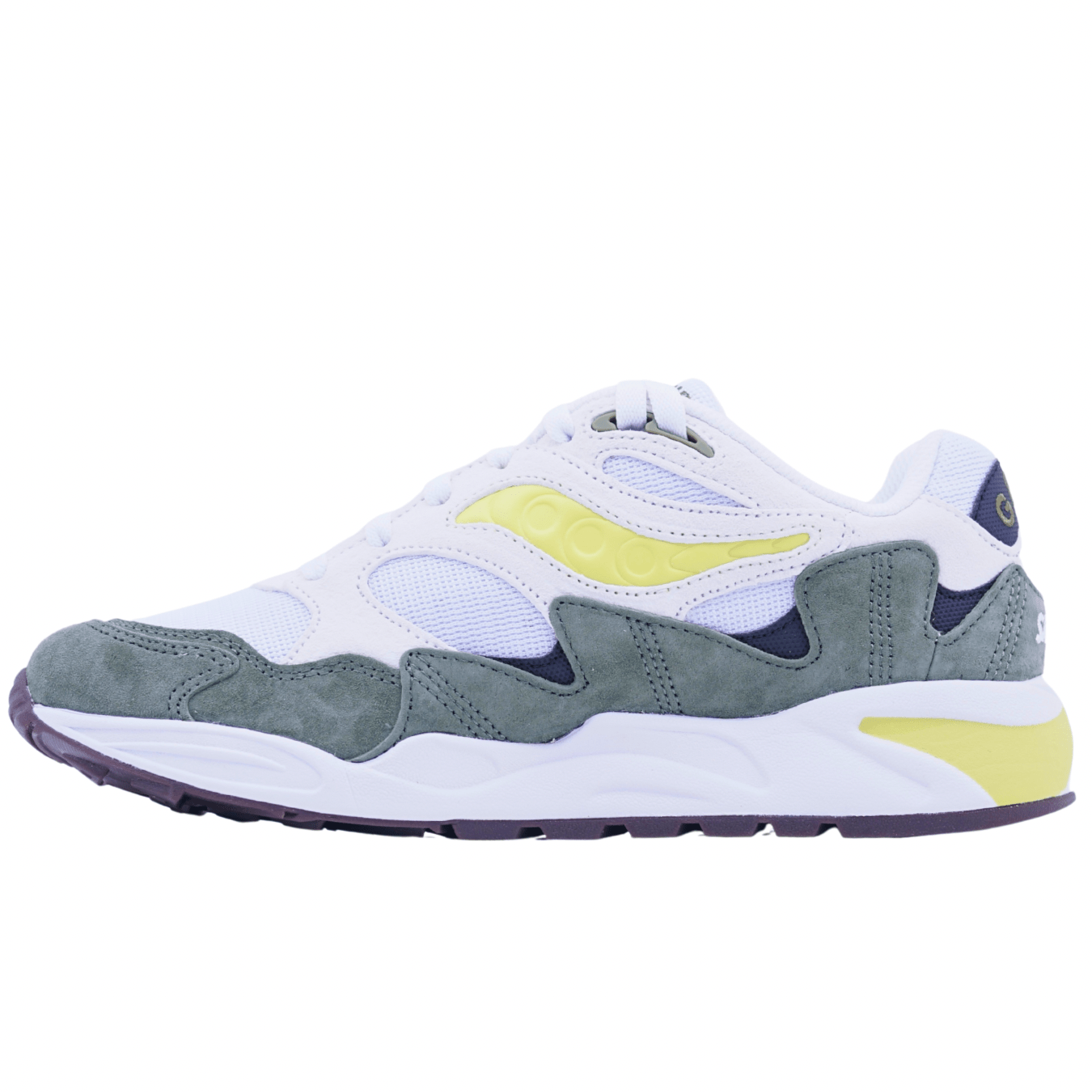 Grid Shadow 2 in white and green - Saucony - State Of Flux