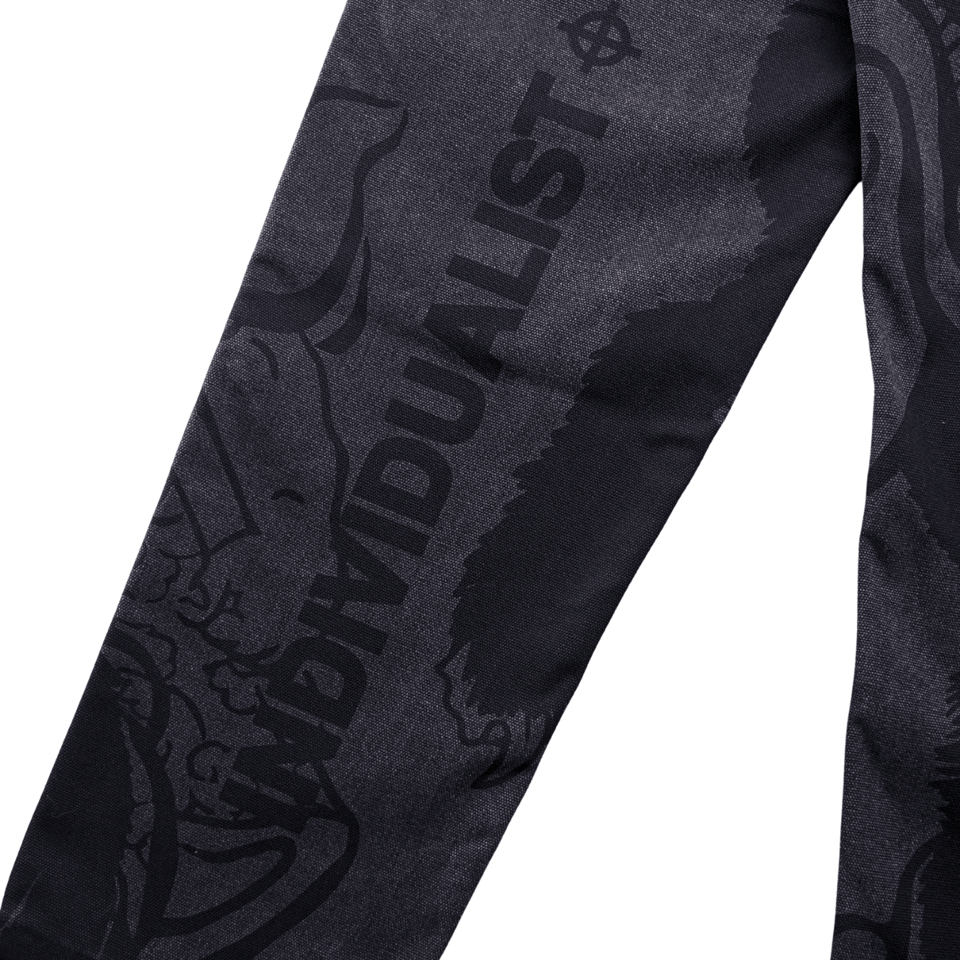 Kintaro Print Carpenter Pant in black - Individualist Lab - State Of Flux