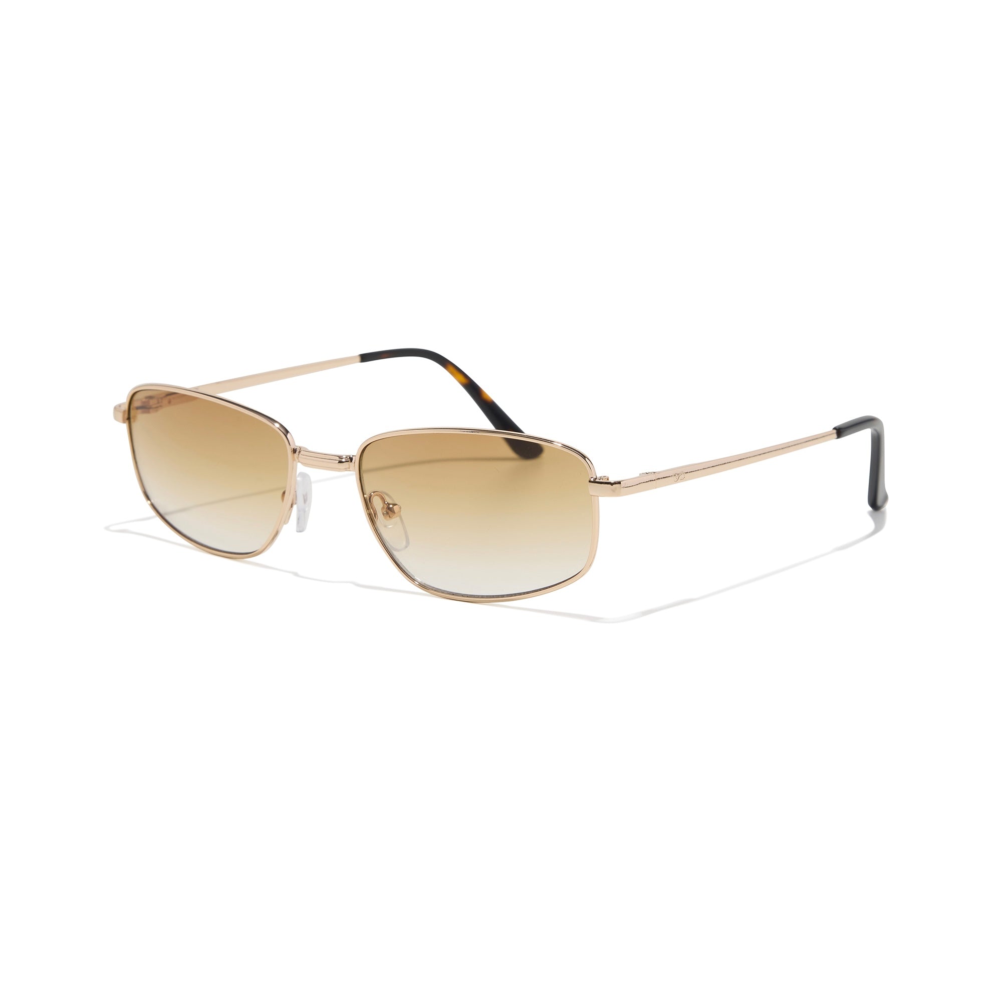 Lee Sunglasses in polished gold and amber - Szade - State Of Flux