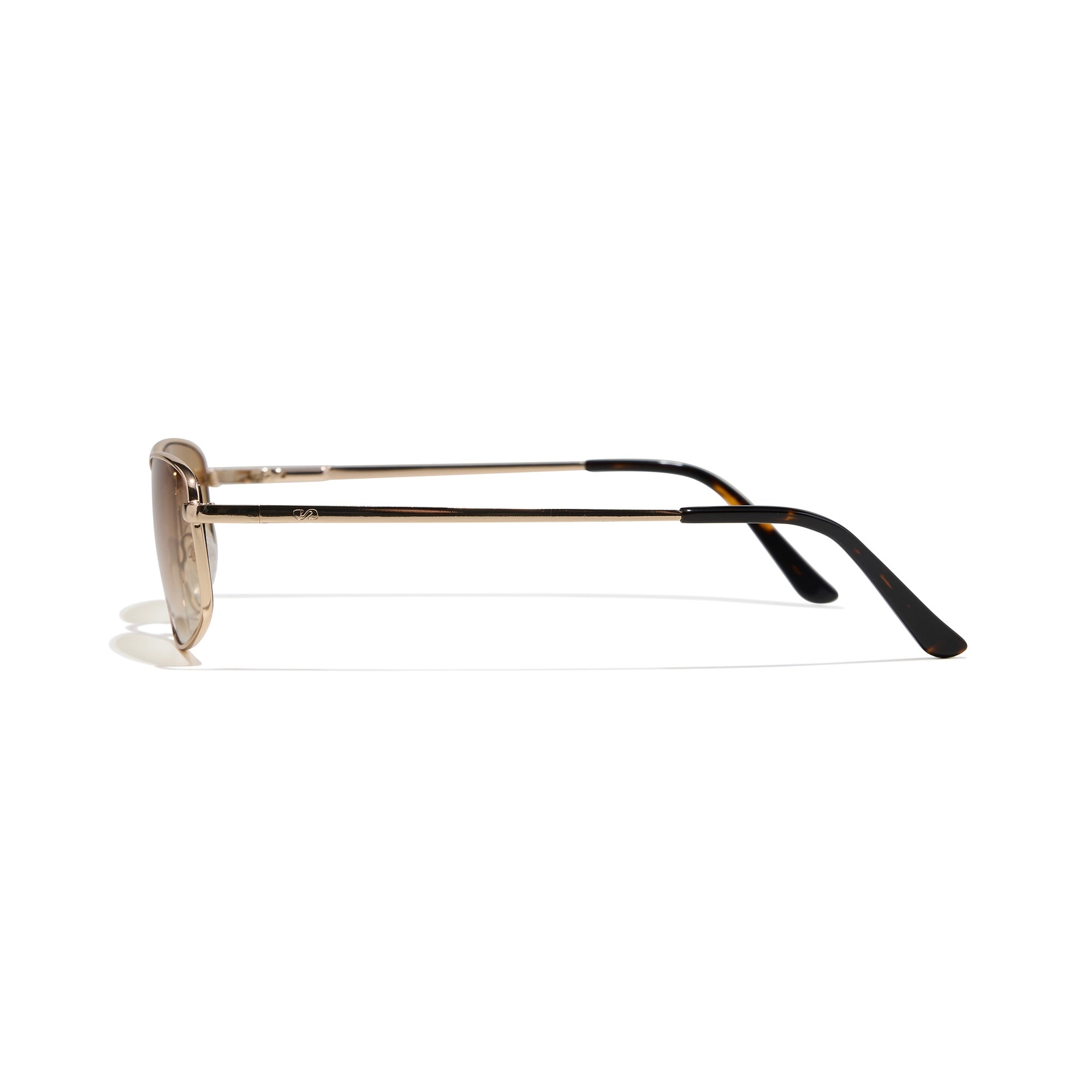 Lee Sunglasses in polished gold and amber - Szade - State Of Flux