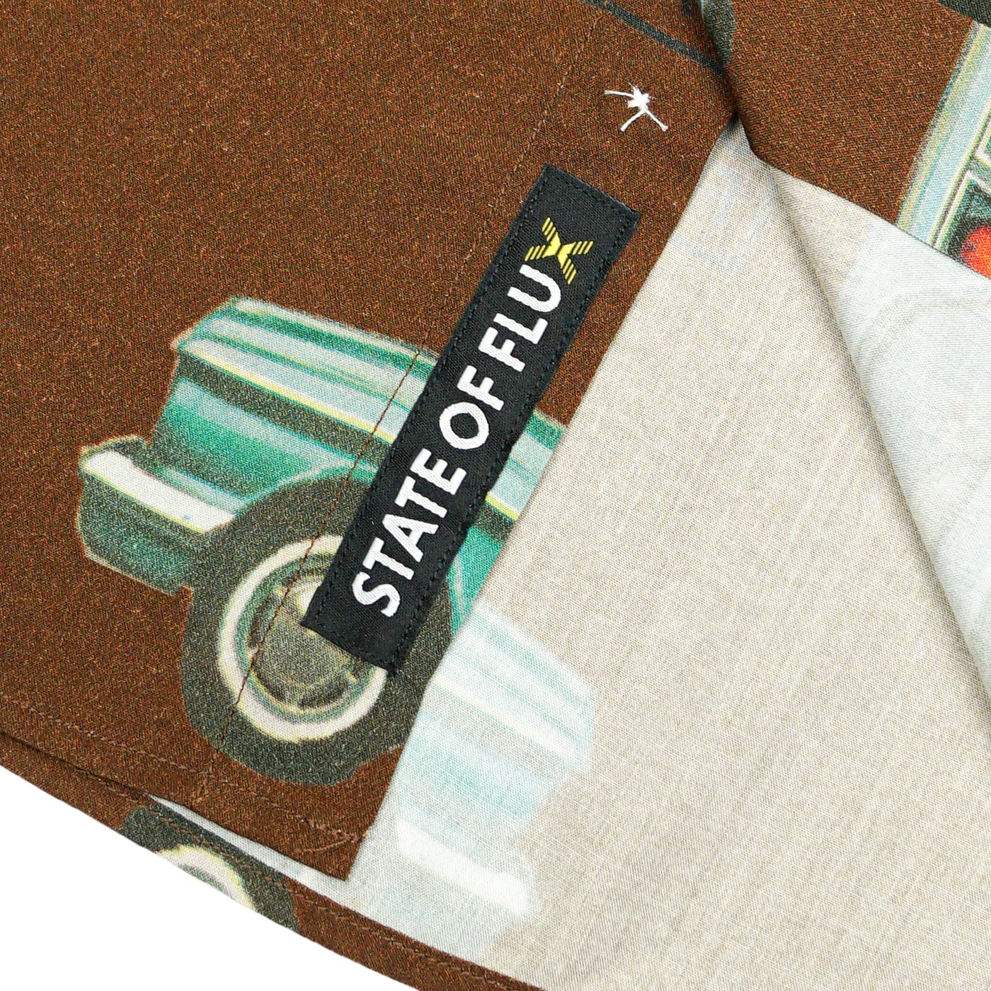 Let's Ride Short-sleeve Button-up in kobicha - State Of Flux - State Of Flux