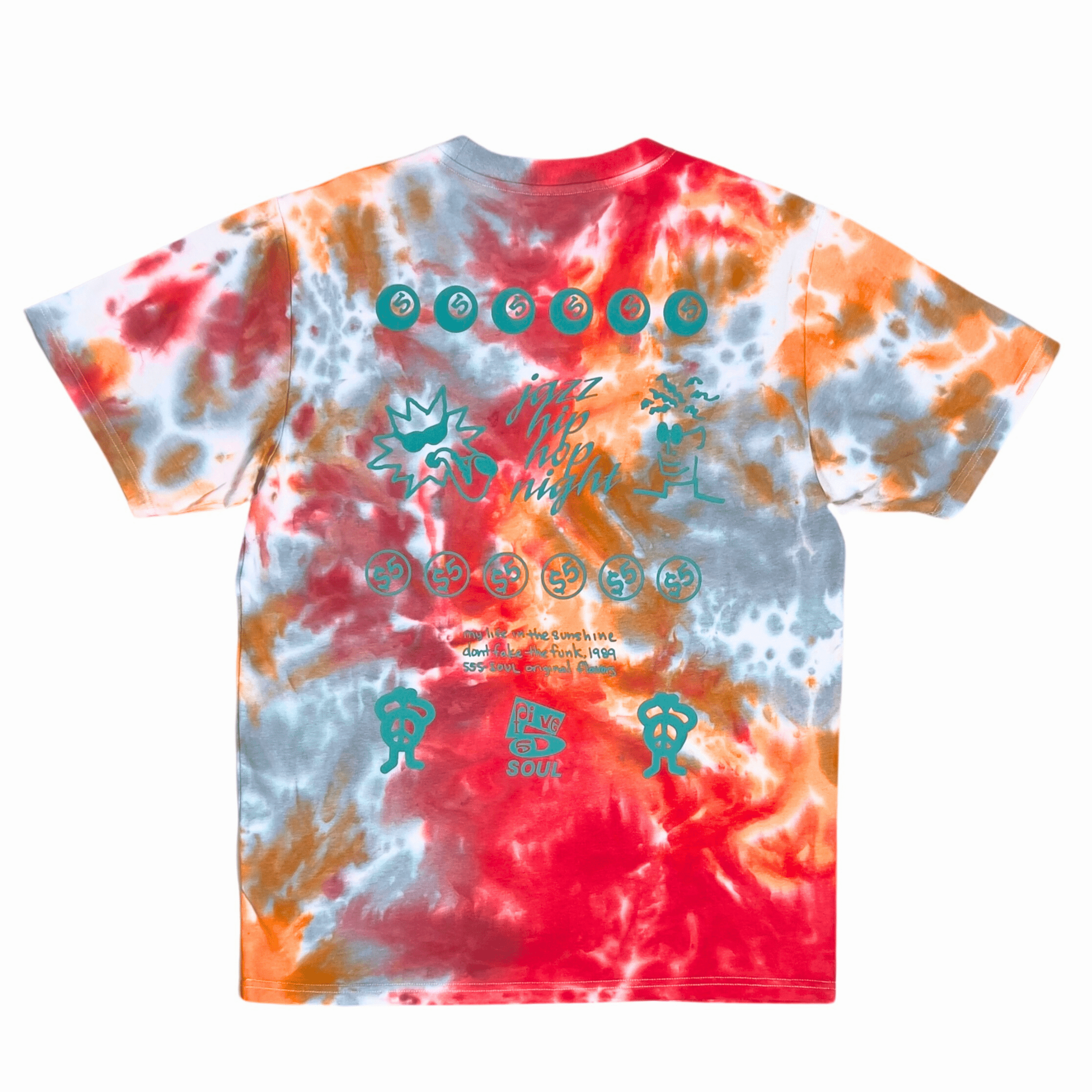 Ludlow Throw Tee in tie-dye - Triple Five Soul - State Of Flux