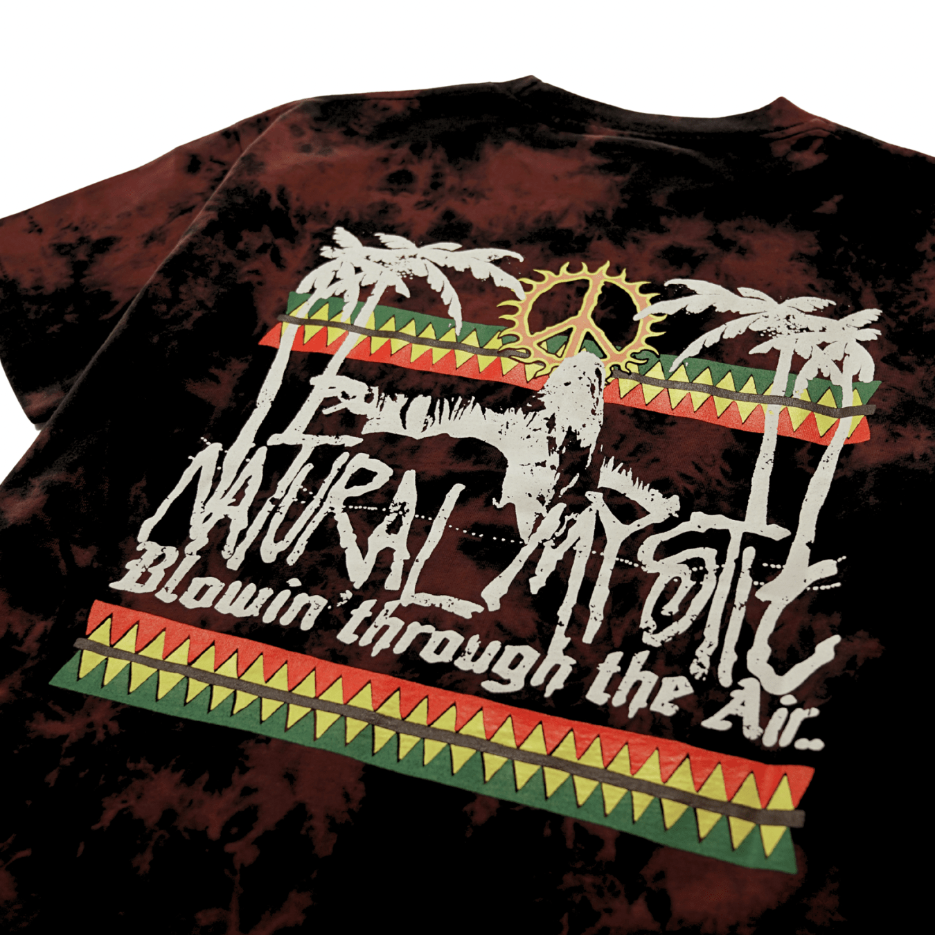 Mystic GFX Retro Tee in bleached black - Devá States - State Of Flux