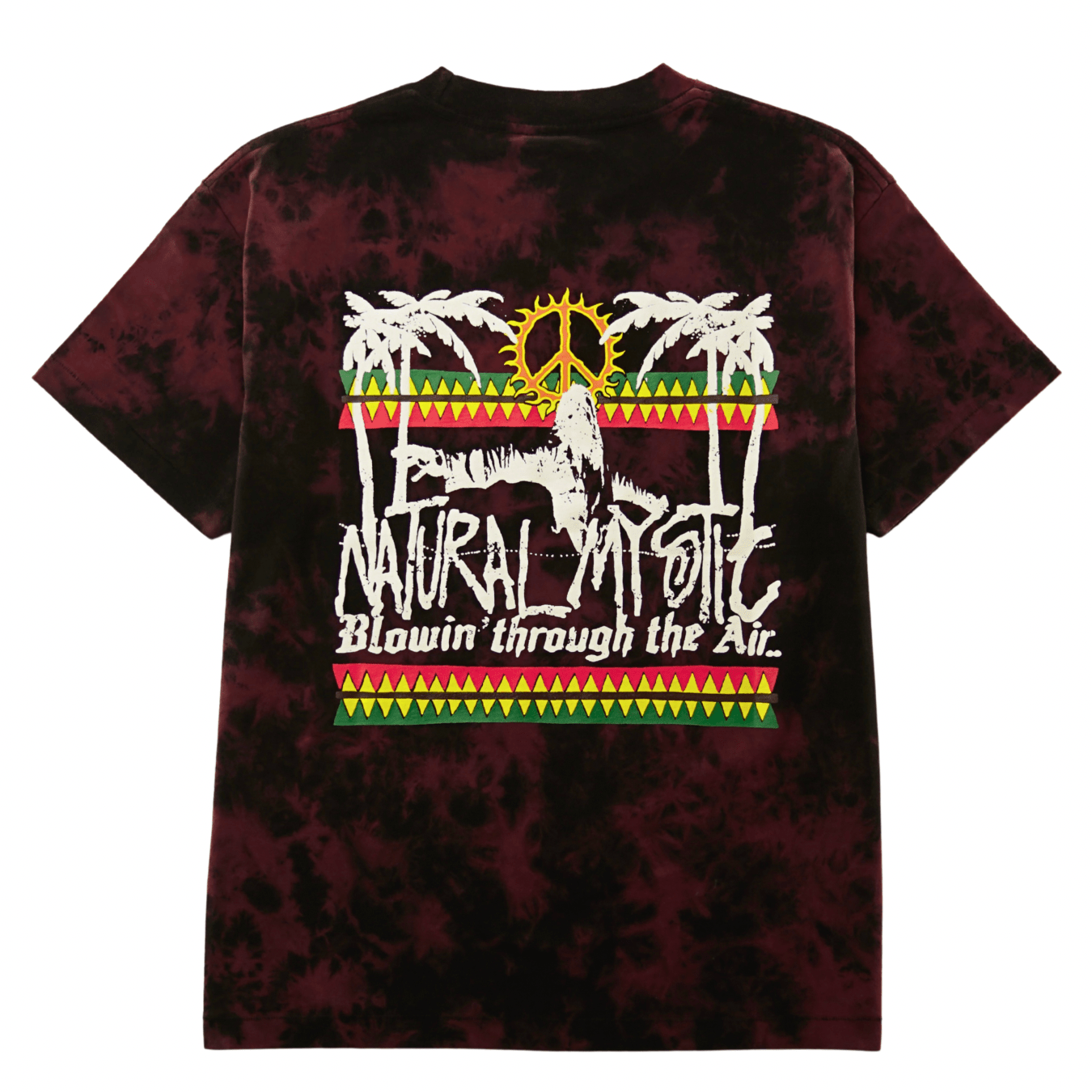 Mystic GFX Retro Tee in bleached black - Devá States - State Of Flux
