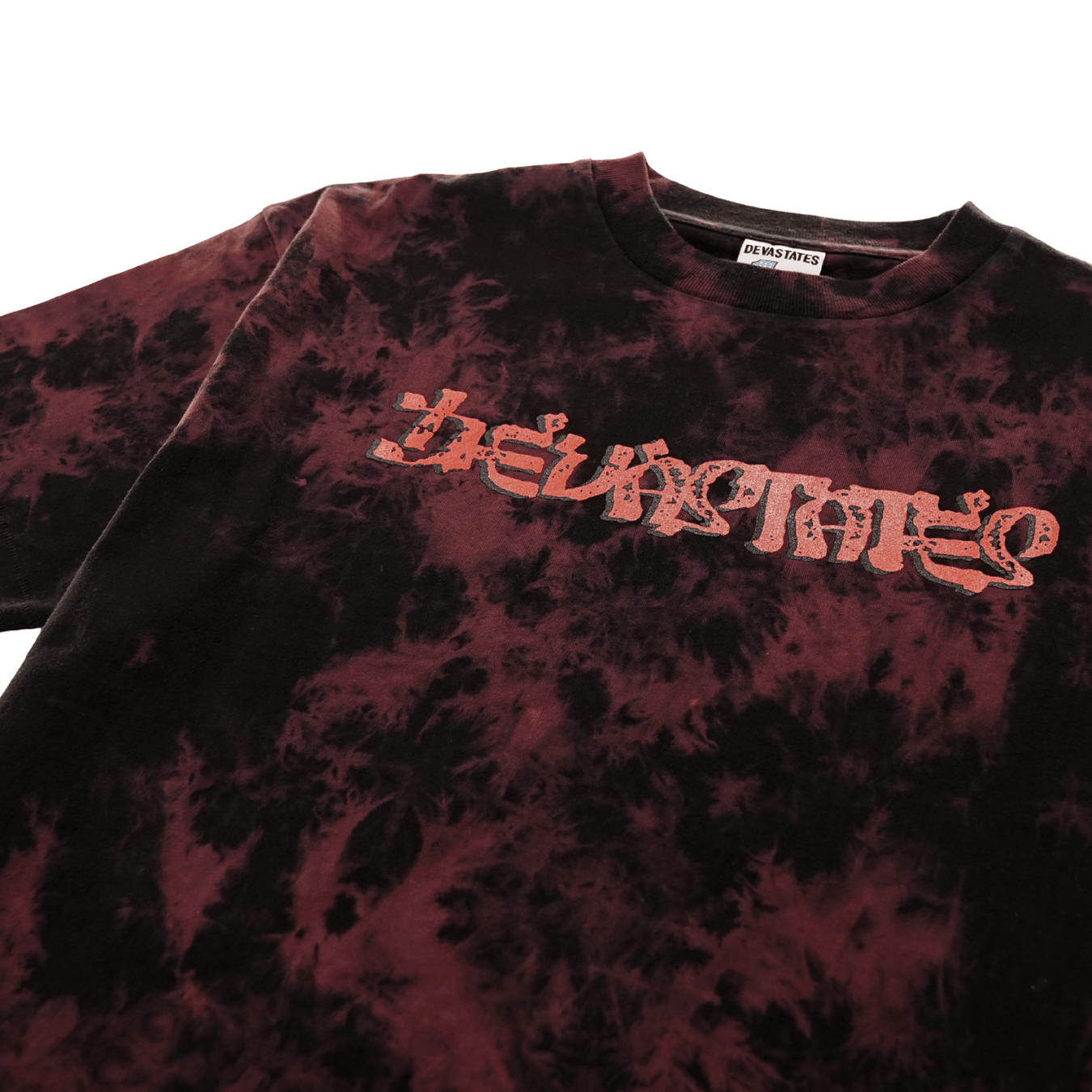 Mystic GFX Retro Tee in bleached black - Devá States - State Of Flux