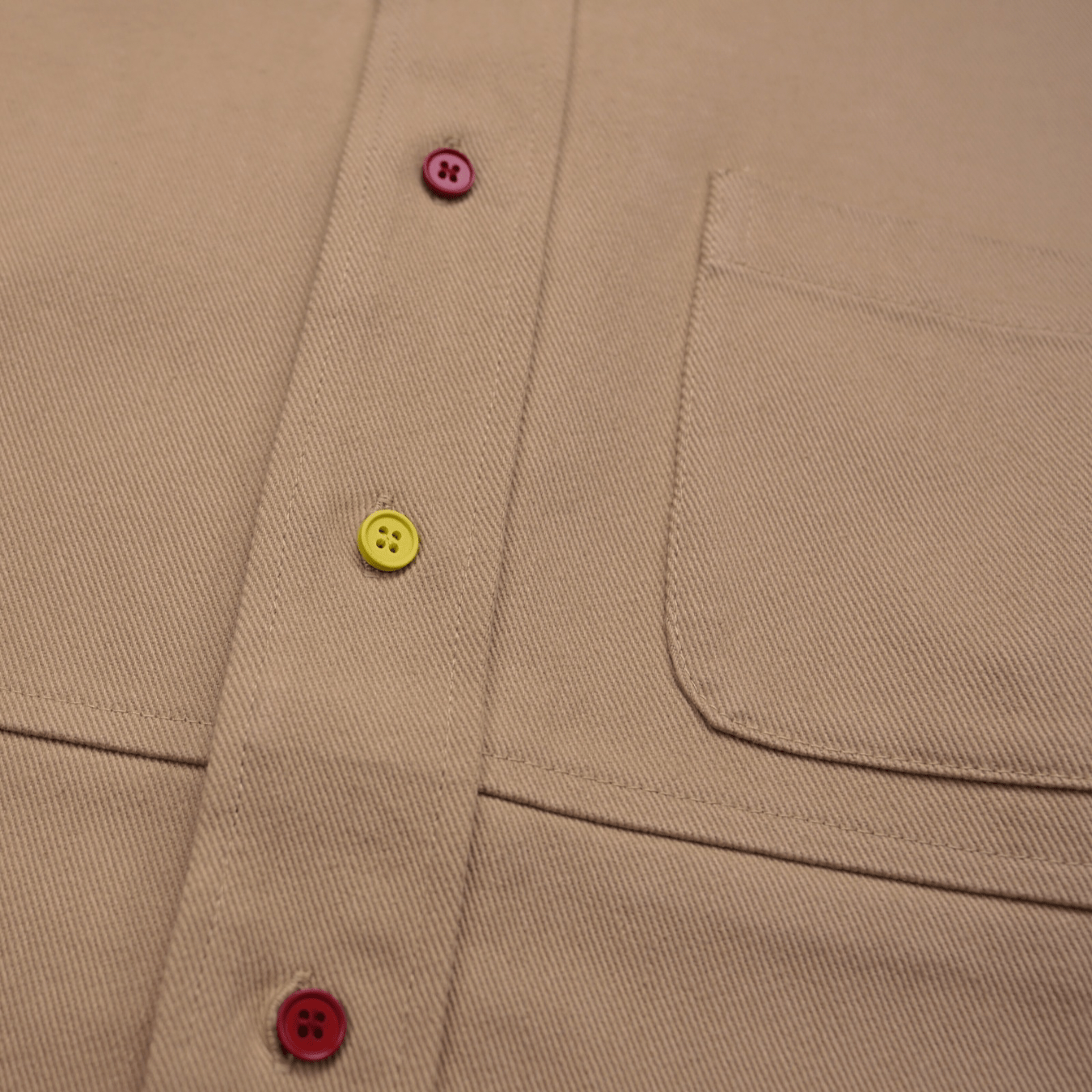 Never Settle Button - up in khaki - State Of Flux - State Of Flux