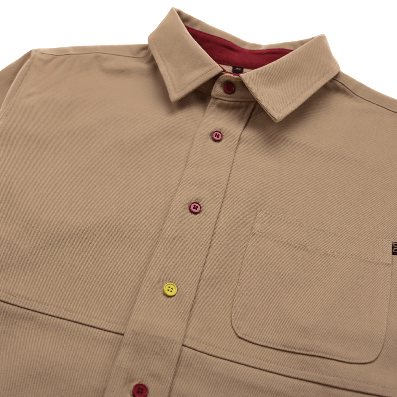 Never Settle Button - up in khaki - State Of Flux - State Of Flux