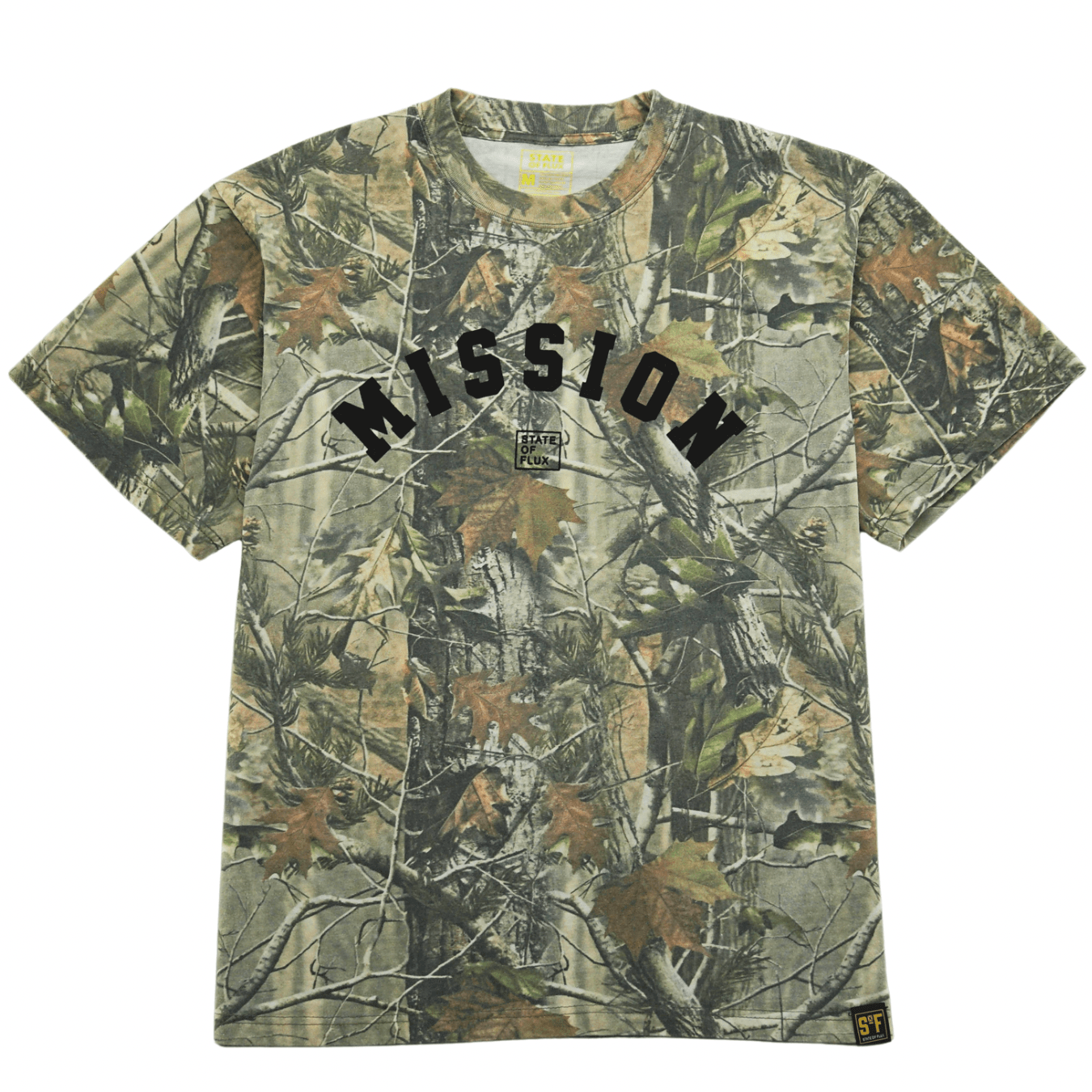 OG Mission Tee in faded tree camo