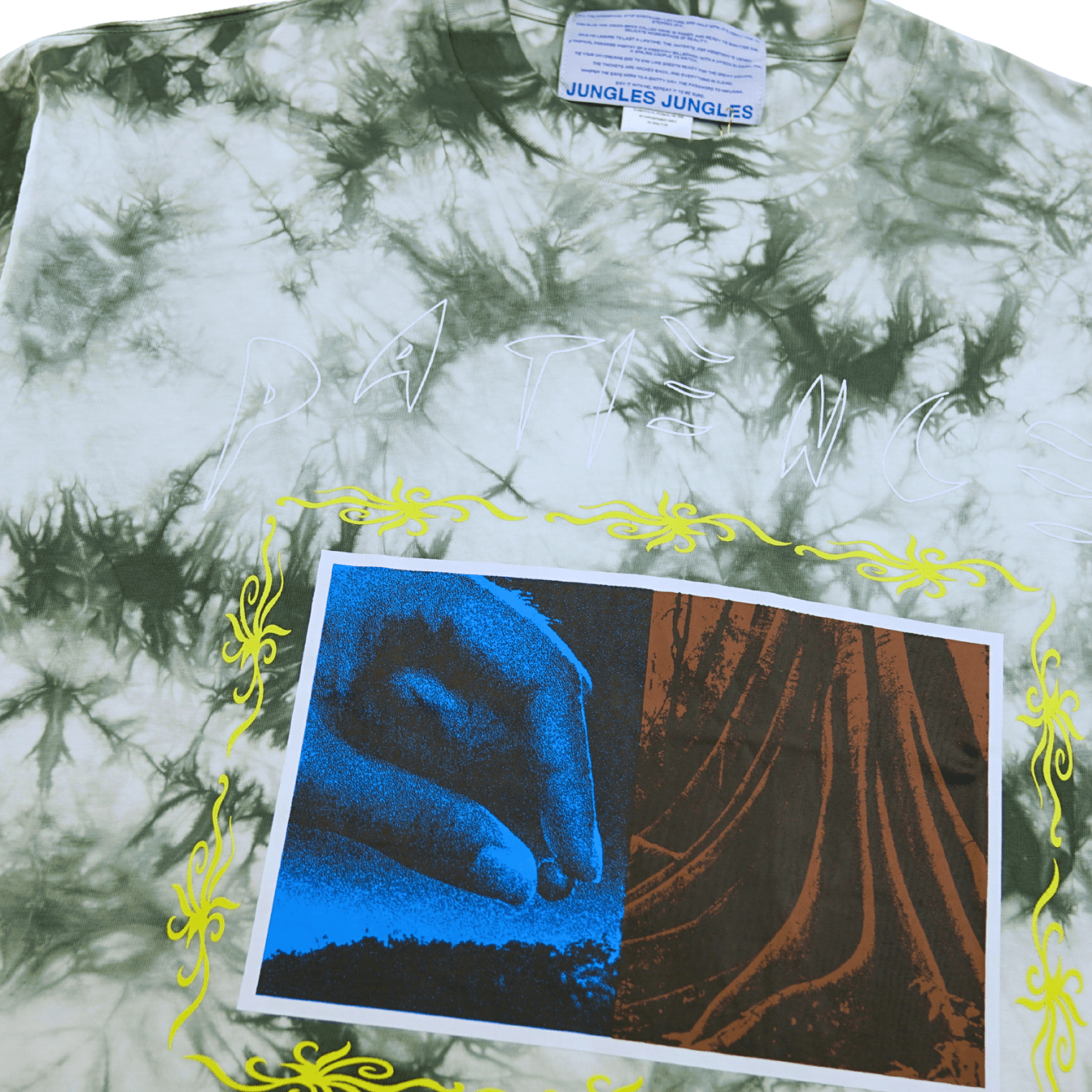 Patience Tee in tie - dye - Jungles Jungles - State Of Flux