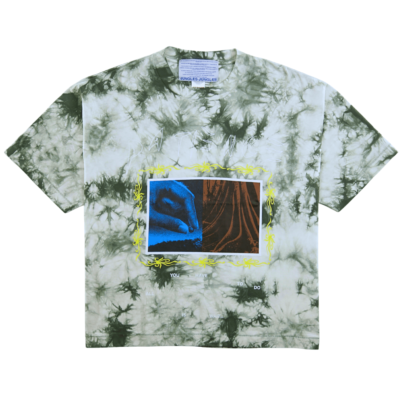Patience Tee in tie - dye - Jungles Jungles - State Of Flux
