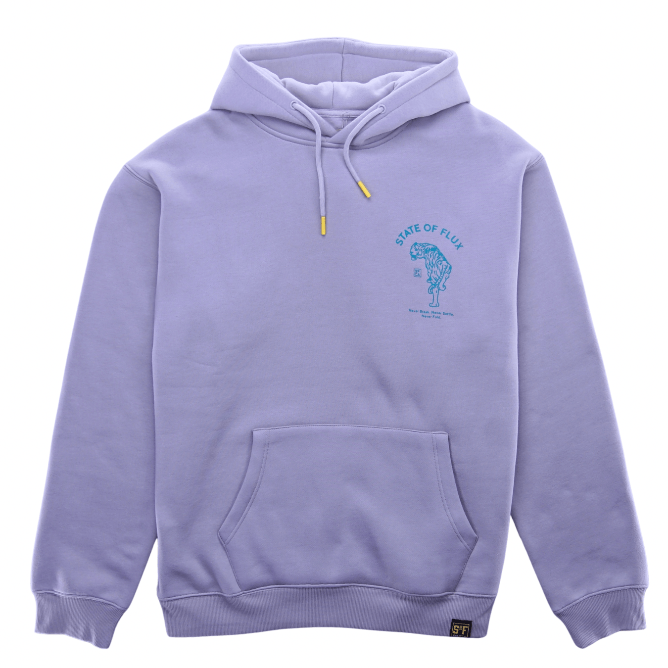Prowler Hoodie in cool grey and teal - State Of Flux - State Of Flux