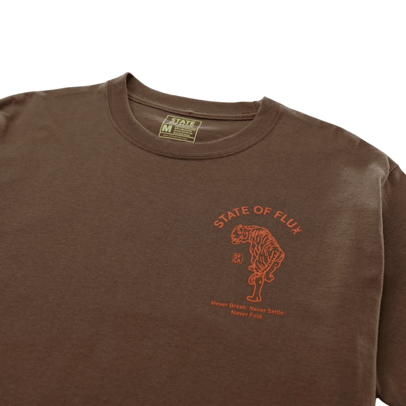 Prowler Tee in brown - State Of Flux - State Of Flux