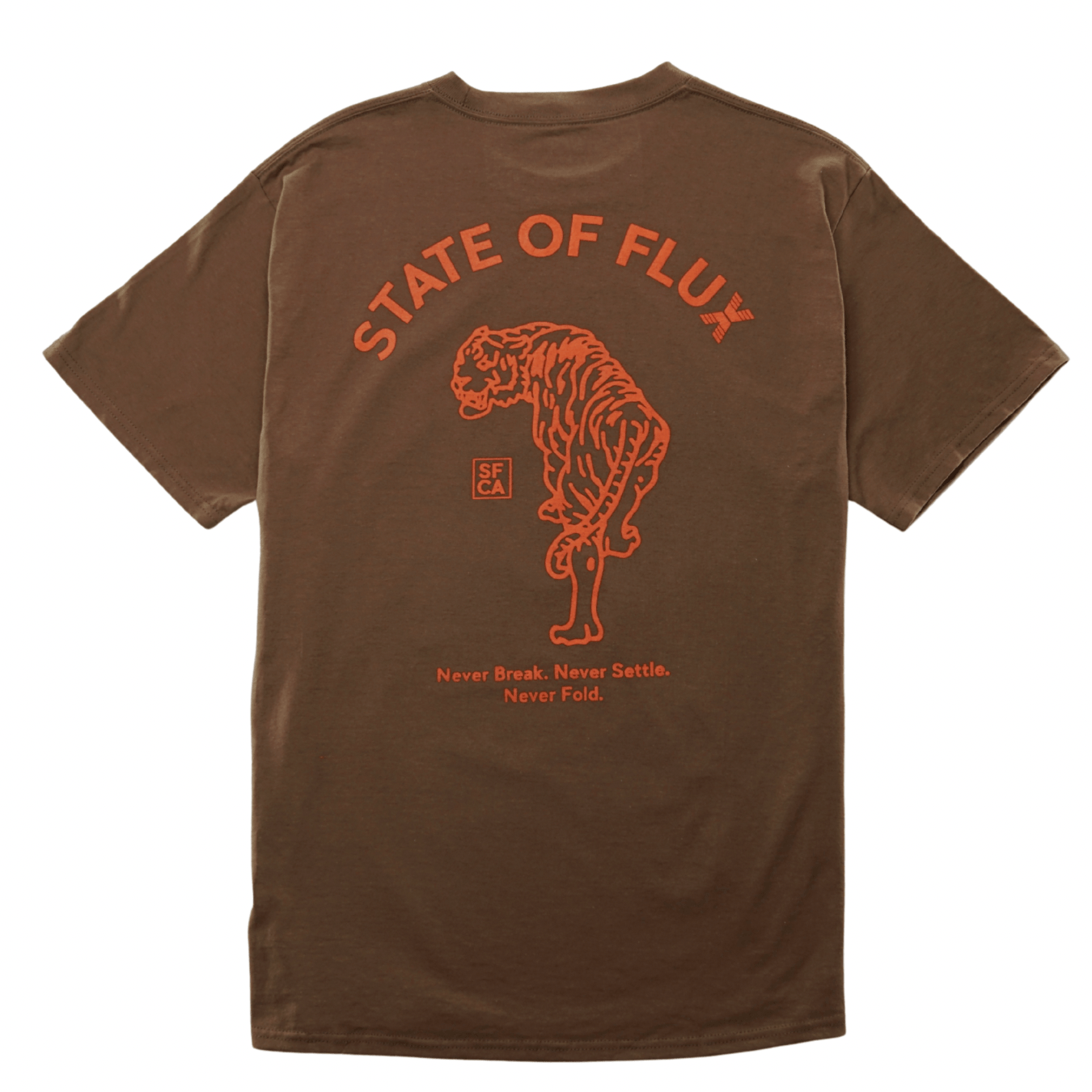 Prowler Tee in brown - State Of Flux - State Of Flux
