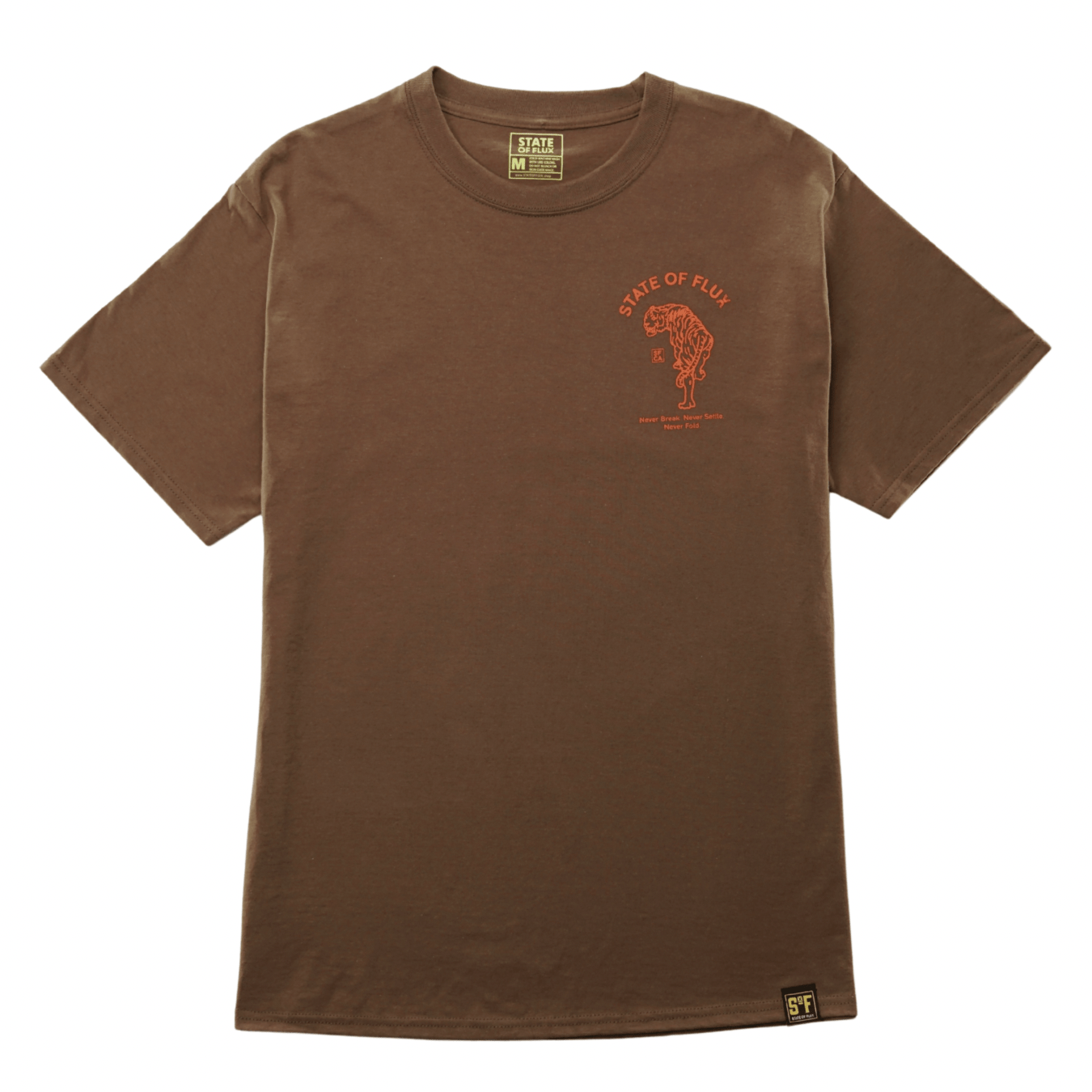 Prowler Tee in brown - State Of Flux - State Of Flux