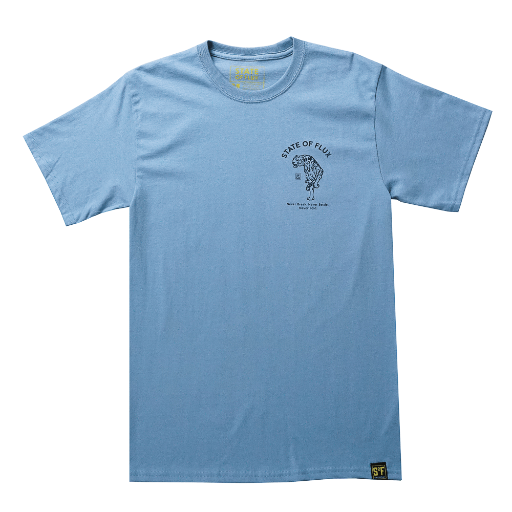 Prowler Tee in stonewash blue