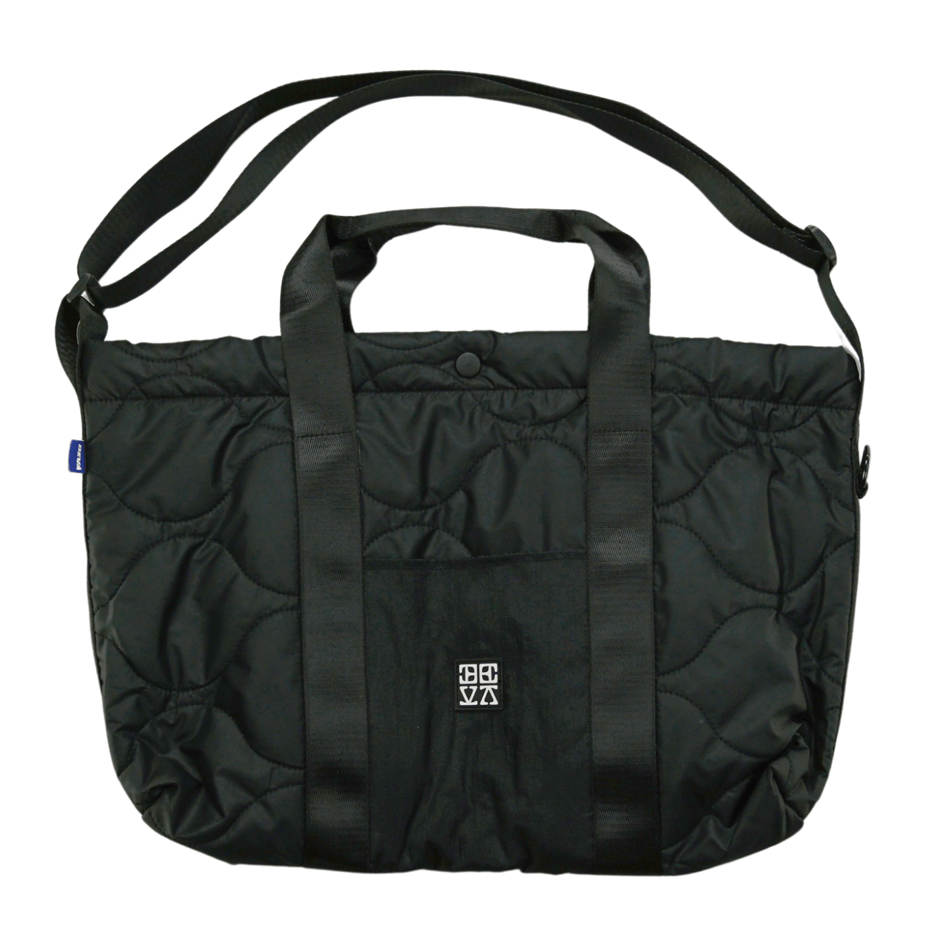Quilted Tote Bag in black - Devá States - State Of Flux