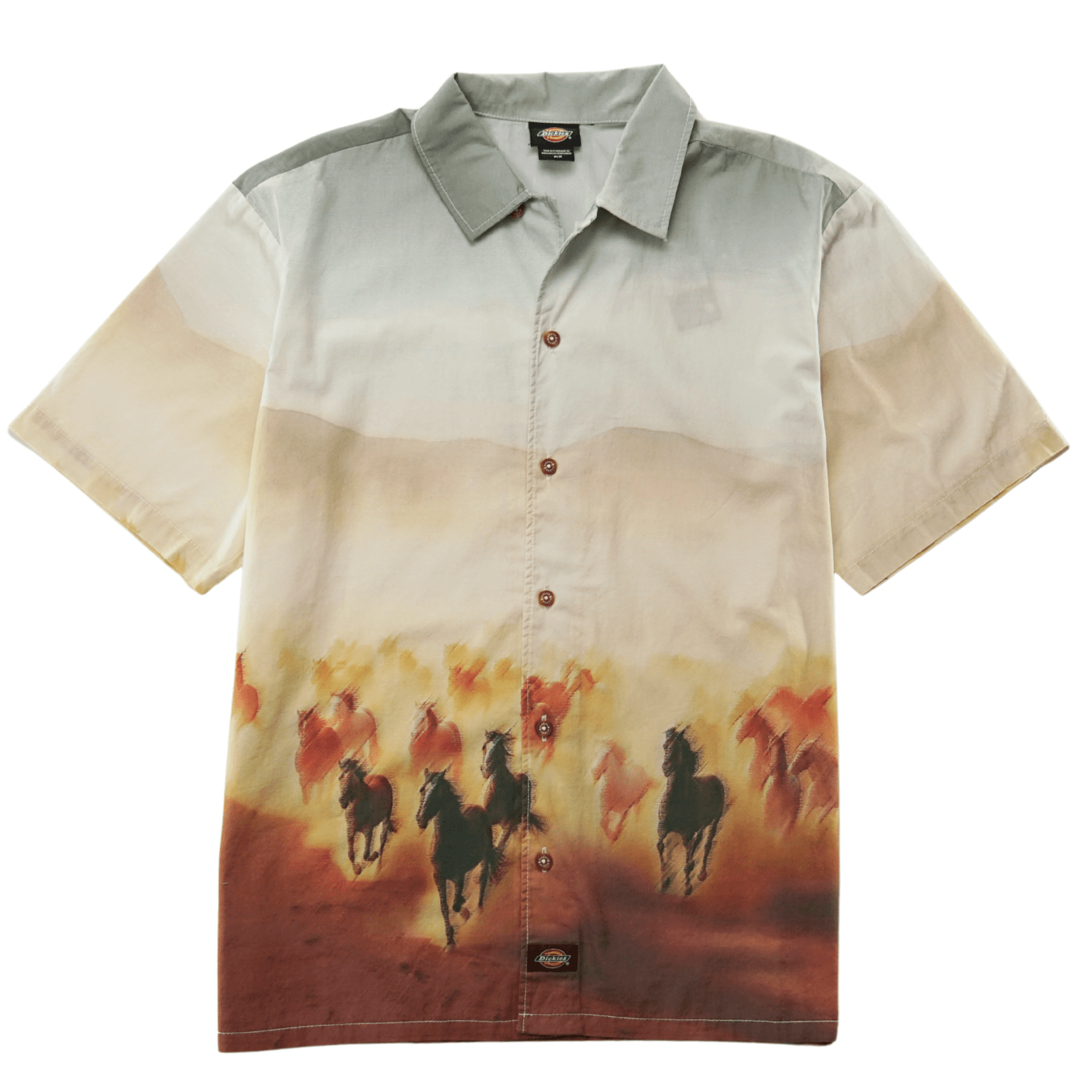 Running Wild Short - sleeve Shirt in oak bluff - Dickies - State Of Flux