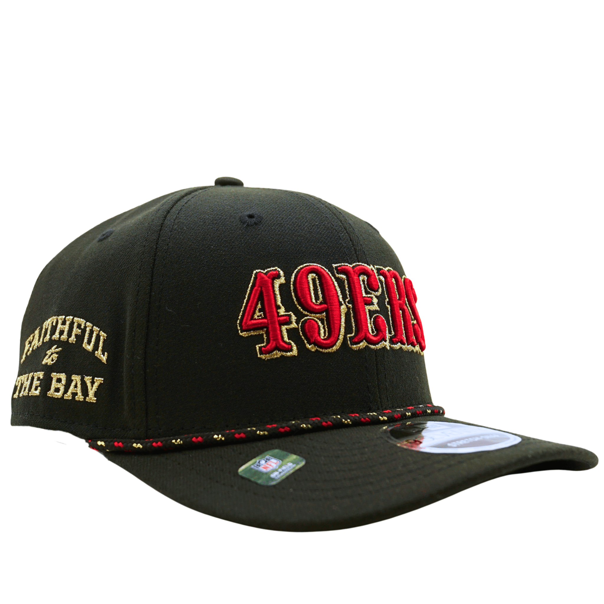 San Francisco 49ers 2025 Rivalries Collection 9Seventy Snapback Hat in black and scarlet - New Era - State Of Flux