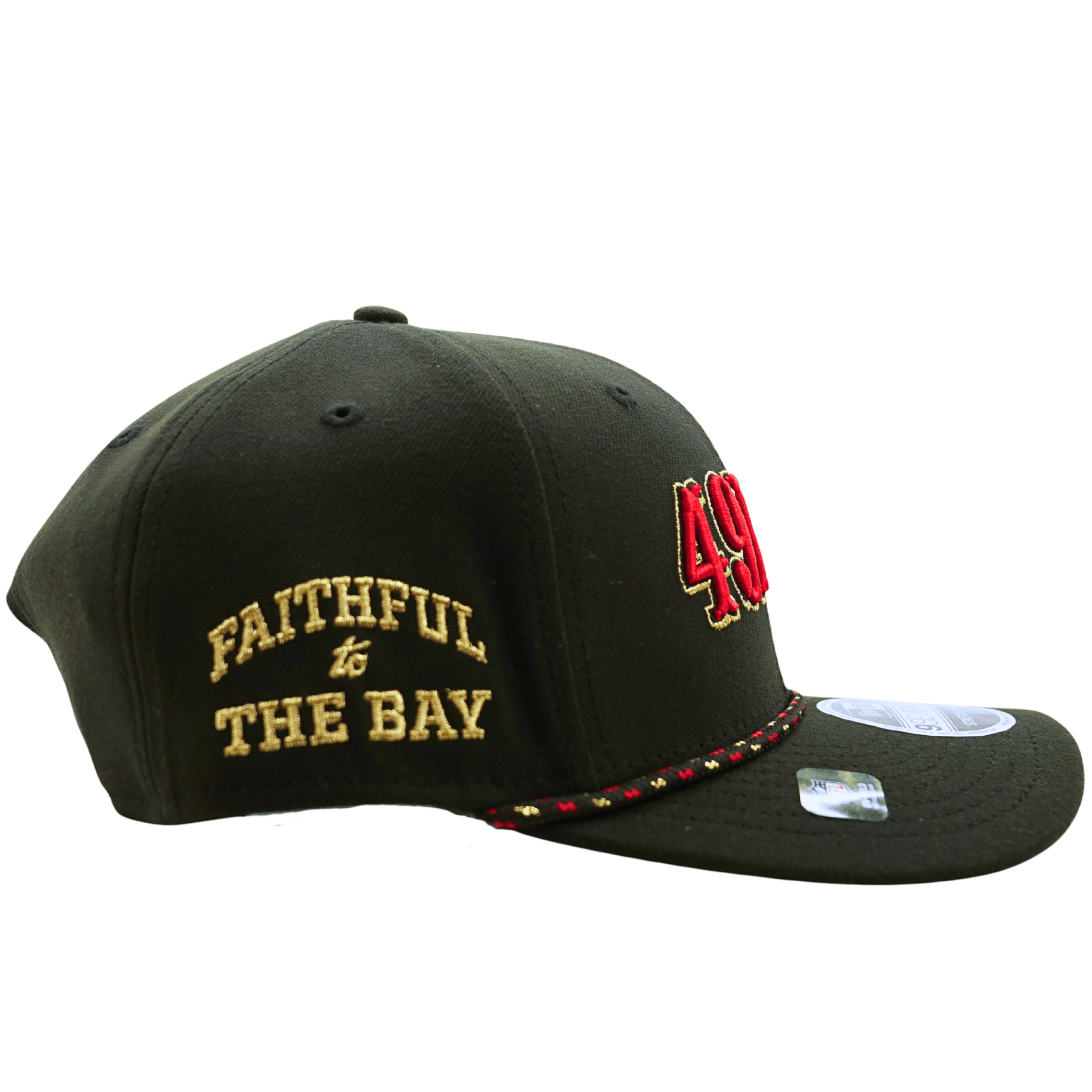 San Francisco 49ers 2025 Rivalries Collection 9Seventy Snapback Hat in black and scarlet - New Era - State Of Flux