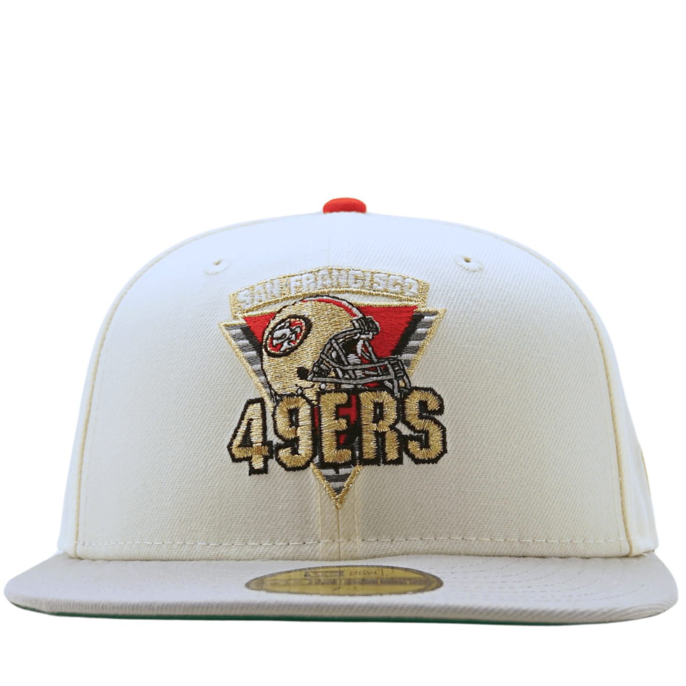 San Francisco 49ers Steve Young Madden '98 59Fifty Fitted Hat in chrome white and storm grey - New Era - State Of Flux