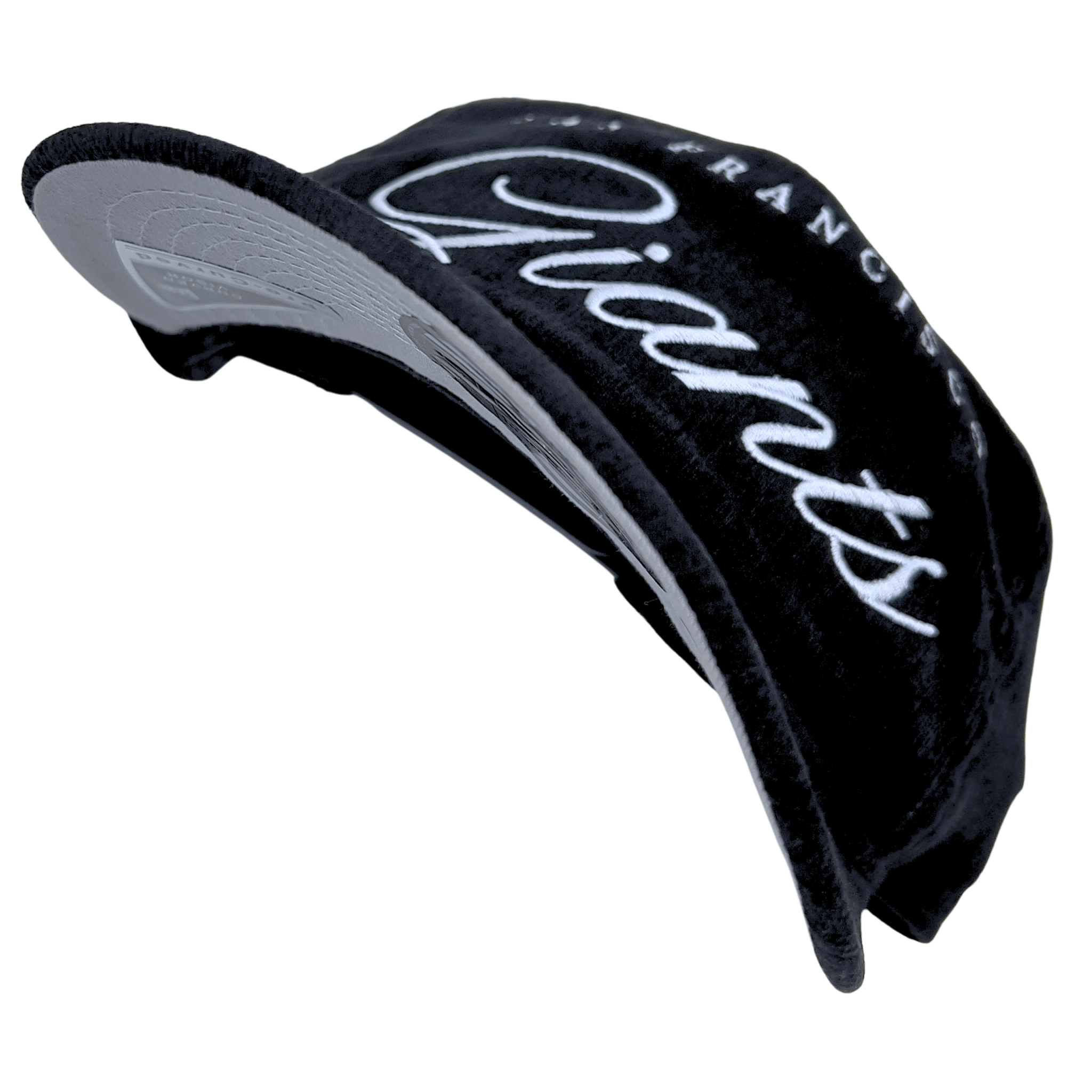 San Francisco Giants Team Script 19Twenty Snapback Hat in black and white