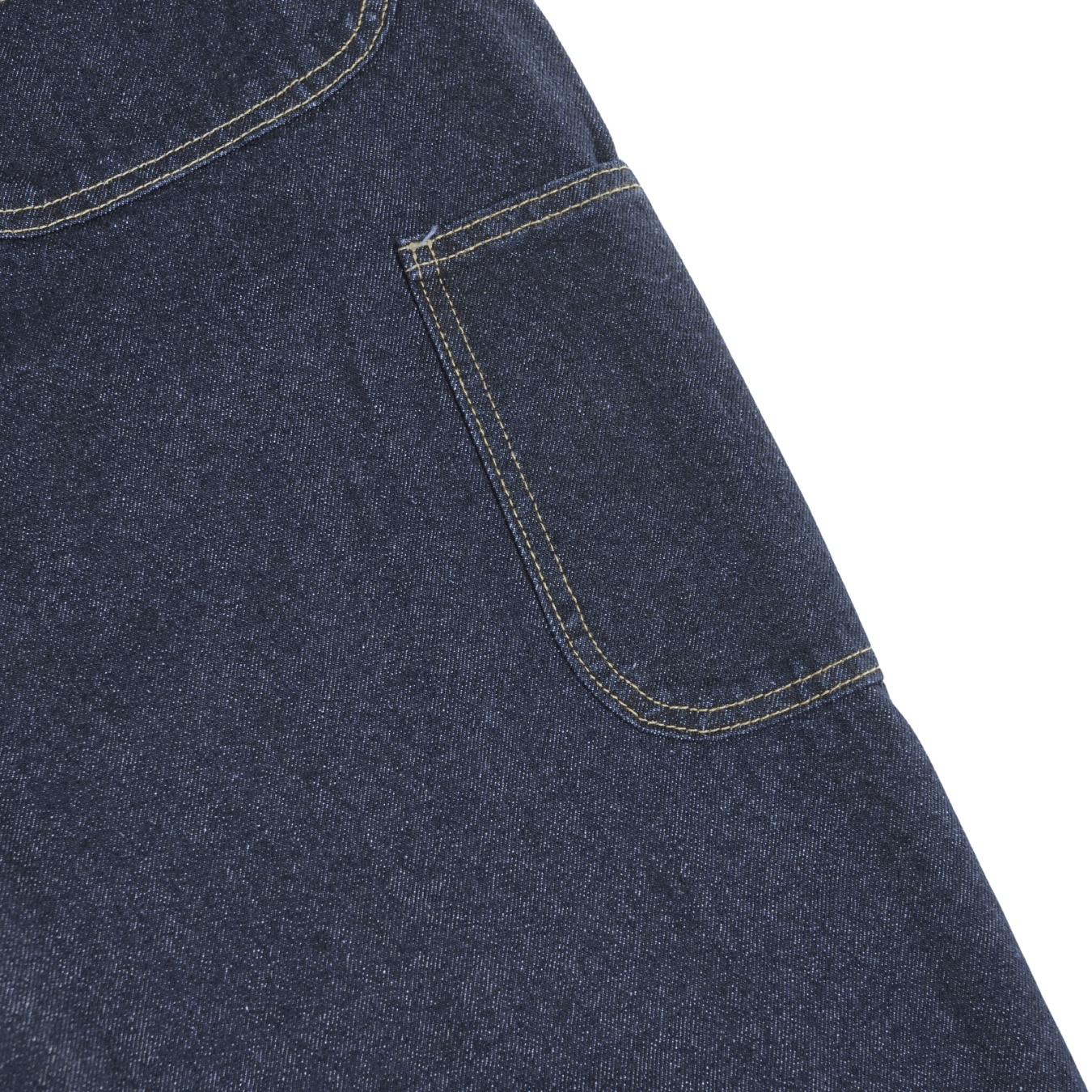 Single Knee Loose Denim Jeans in rinsed indigo blue - Dickies - State Of Flux