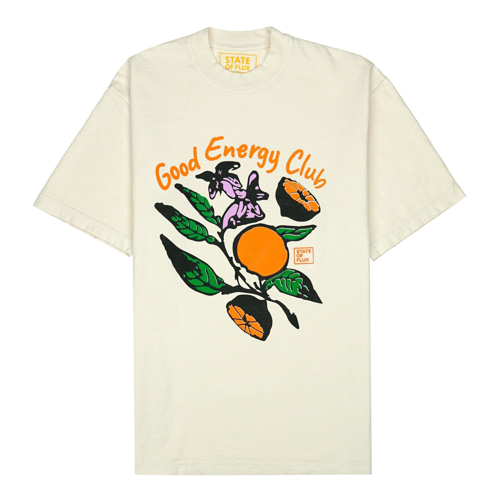 SOF Good Energy Club Tee in cream