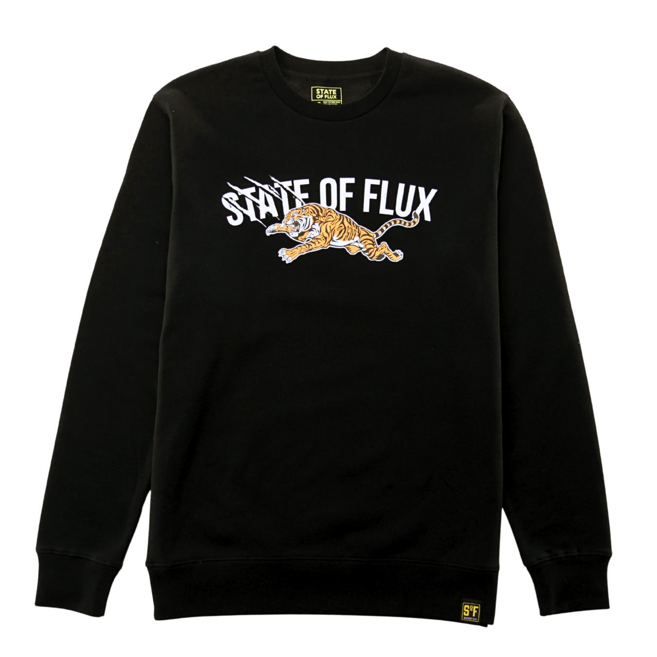 SOF Mojo Crewneck 2.0 in black - State Of Flux - State Of Flux
