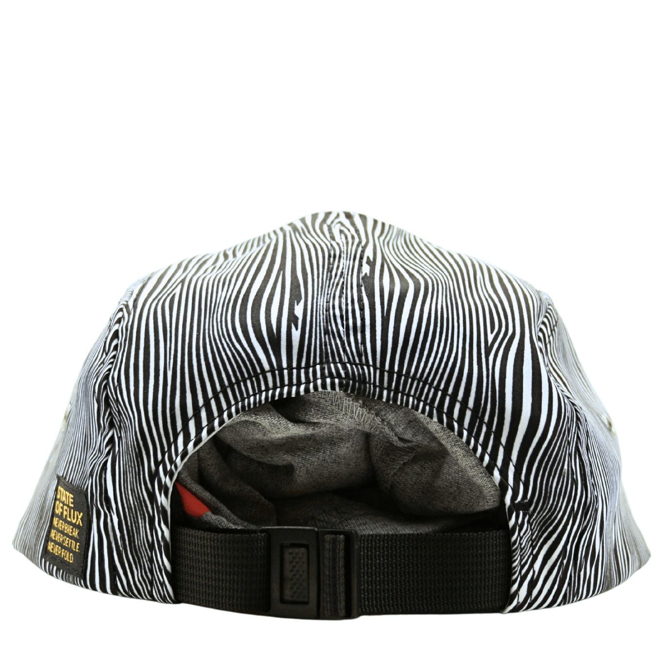 SOF Optical Illusion 5 - Panel Hat in black and white - State Of Flux - State Of Flux